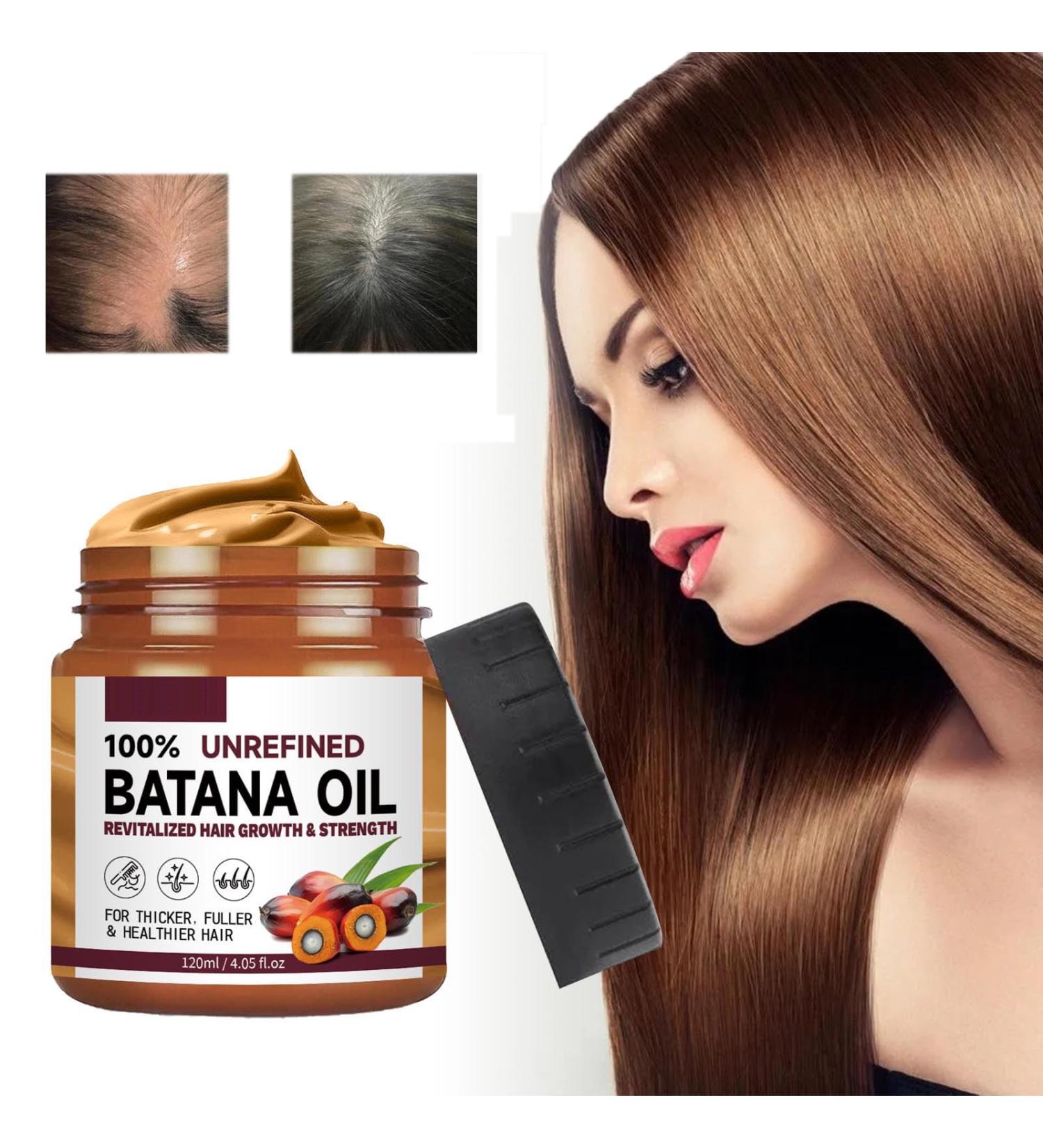 BAInuai Batana Oil Organic batana oil for healthy hair 120 ml 100 natural promotes hair growth for men and women strengthens the appearance of hair and skin - Buy Online on GoSupps.com