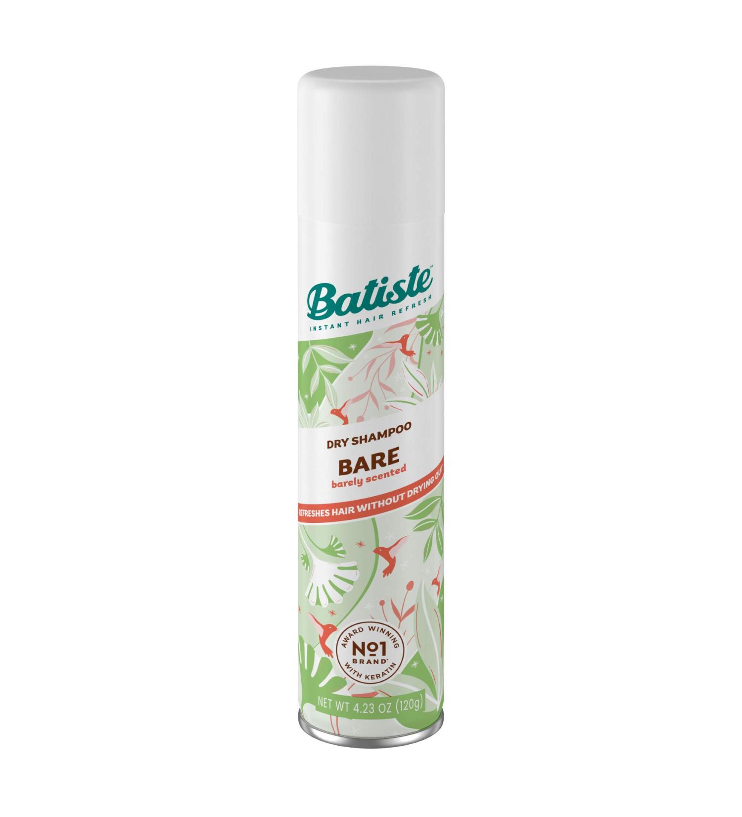 Batiste Bare Fragrance Dry Shampoo 4.23 OZ - Packaging May Vary - Buy Online on GoSupps.com