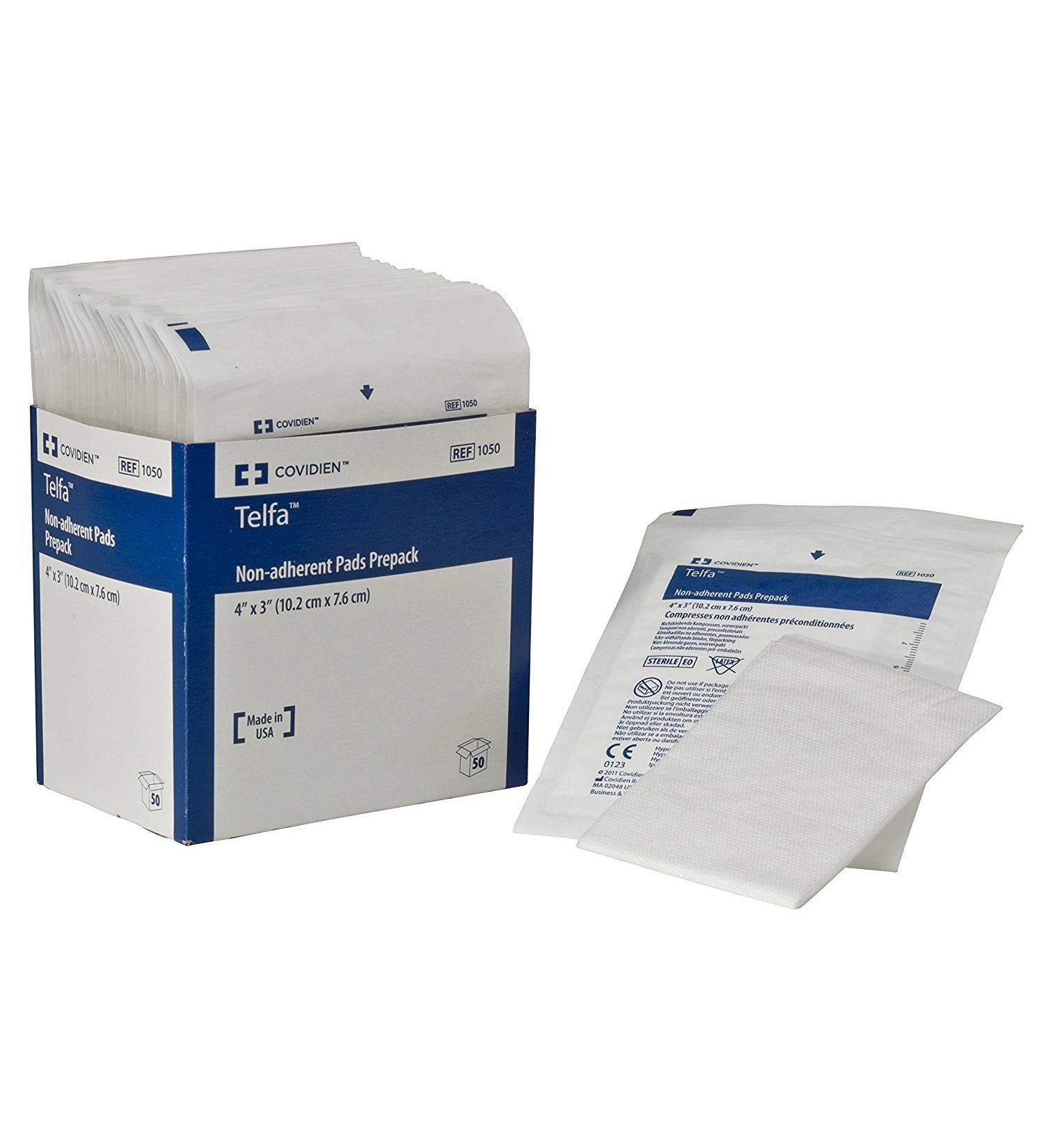 Telfa "ouchless" Nonadherent Dressings Qty 50/3 x 4"/Non-Adherent