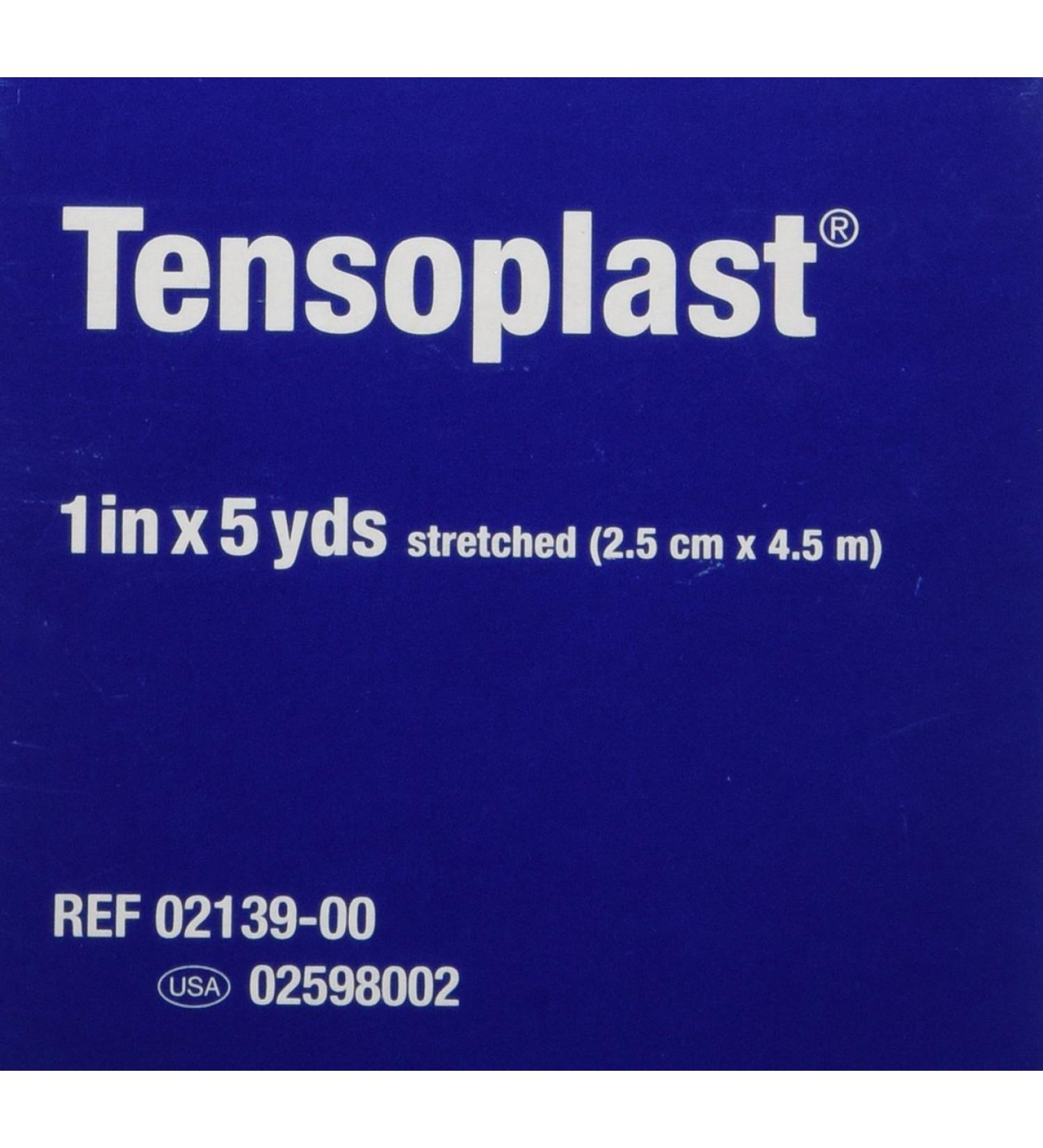 TENSOPLAST Tan 1" ELASTIC ADHESIVE BANDAGE 1" -One Individual Roll Each