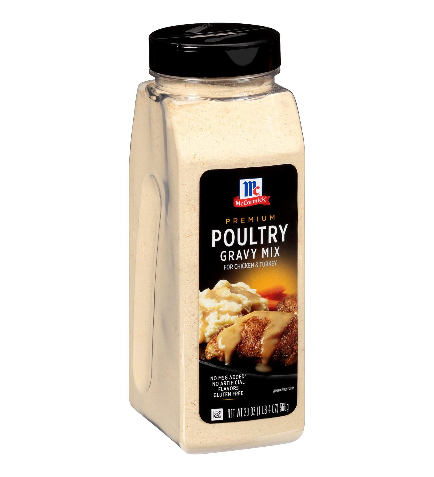 McCormick Premium Poultry Gravy Mix 20 oz - Delicious and Easy-to-Prepare Gravy - Buy Online on GoSupps.com