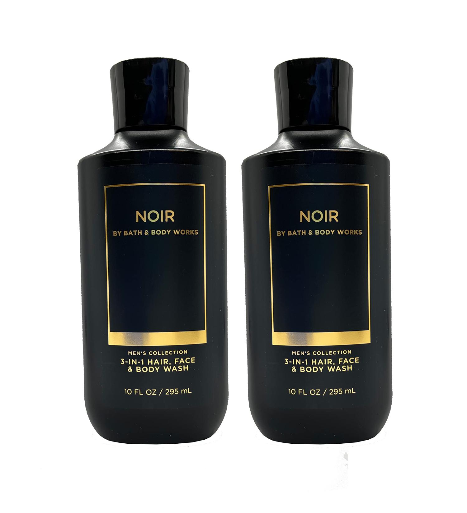 Bath and Body Works Men's Collection NOIR 2 Pack 2 in 1 Hair and Body Wash - Buy Online on GoSupps.com