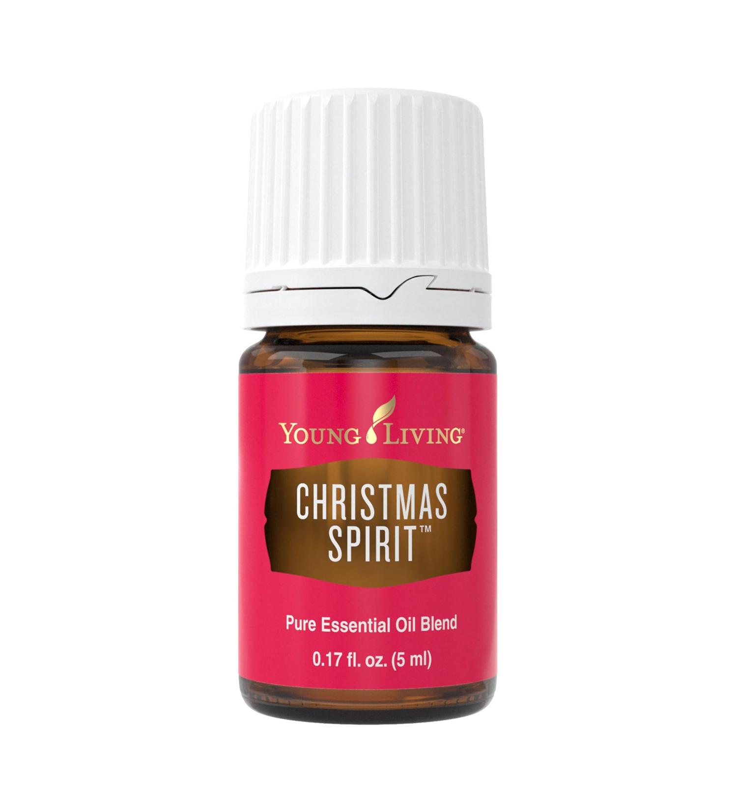 Young Living Christmas Spirit 5 ml | Festive Holiday Aroma | Uplifting Orange Cinnamon & Spruce Essential Oil | Perfect for Travel - Buy Online on GoSupps.com