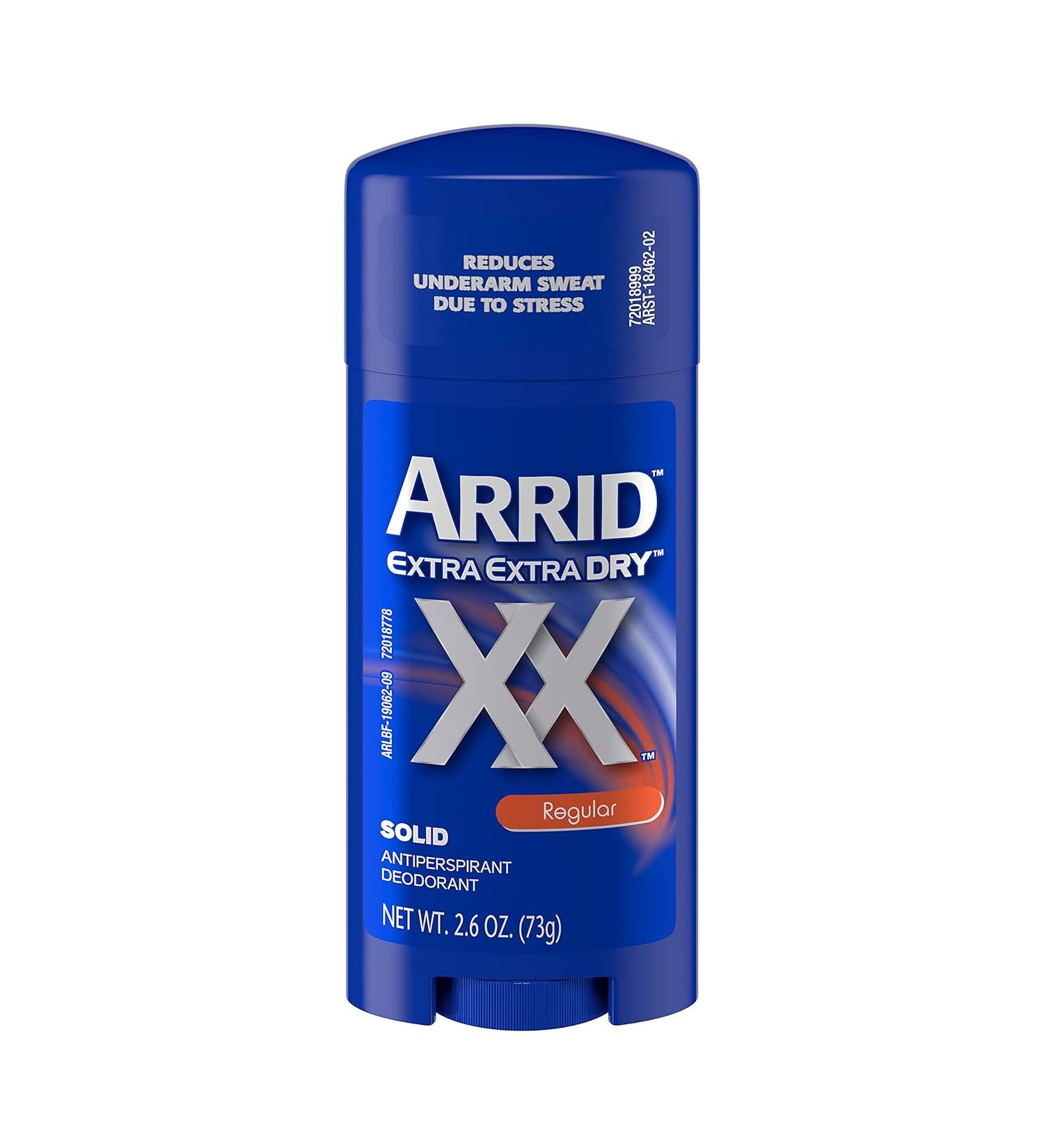 Arrid XX Anti-Perspirant Deodorant - Solid Regular - Pack of 12 - 2.6 Oz. - Buy Online on GoSupps.com