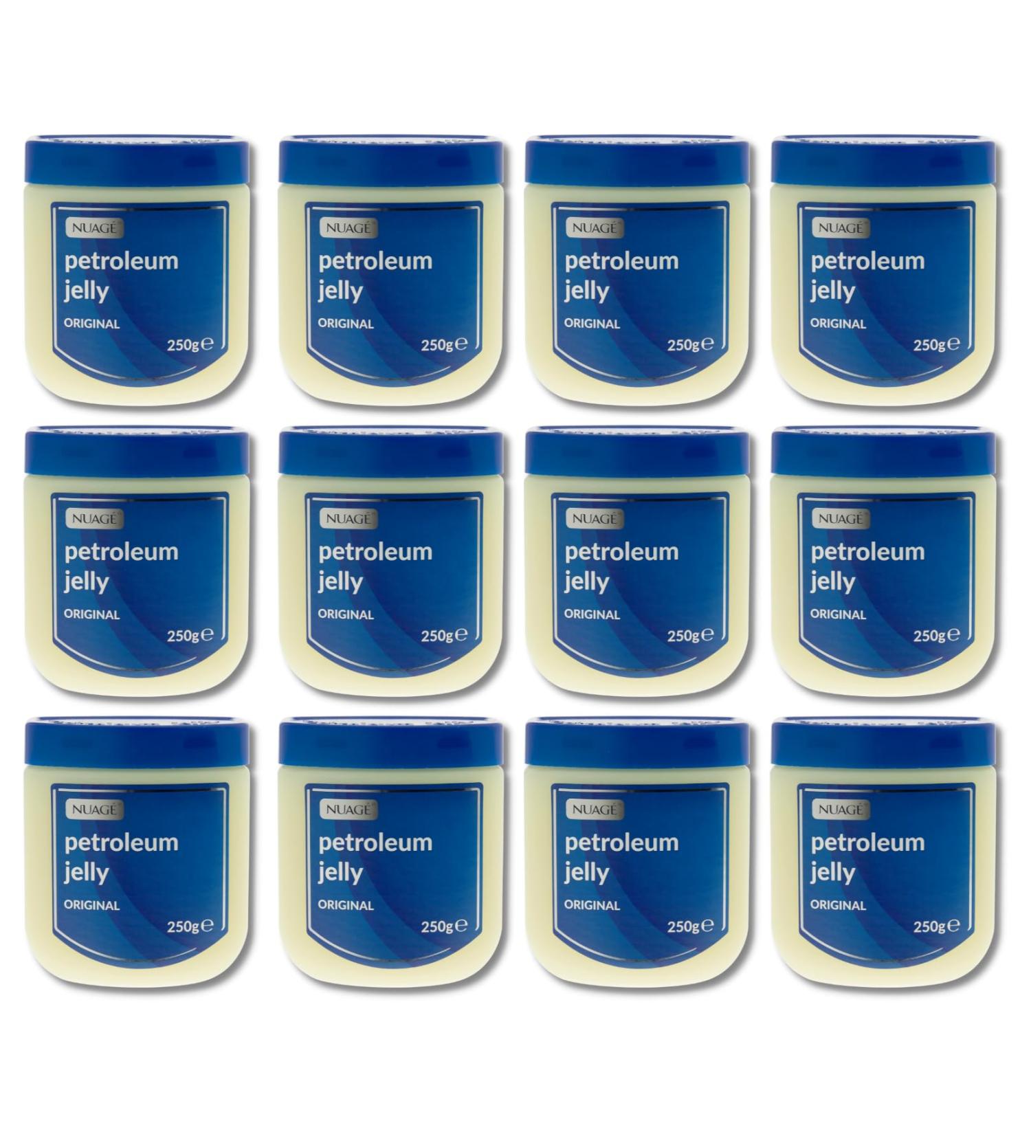 Nuage Petroleum Jelly 250g Multipurpose Moisturizer for Skin and Lips (Pack of 12 1.0 count) 750 g (Pack of 4) 3000.0 - Buy Online on GoSupps.com