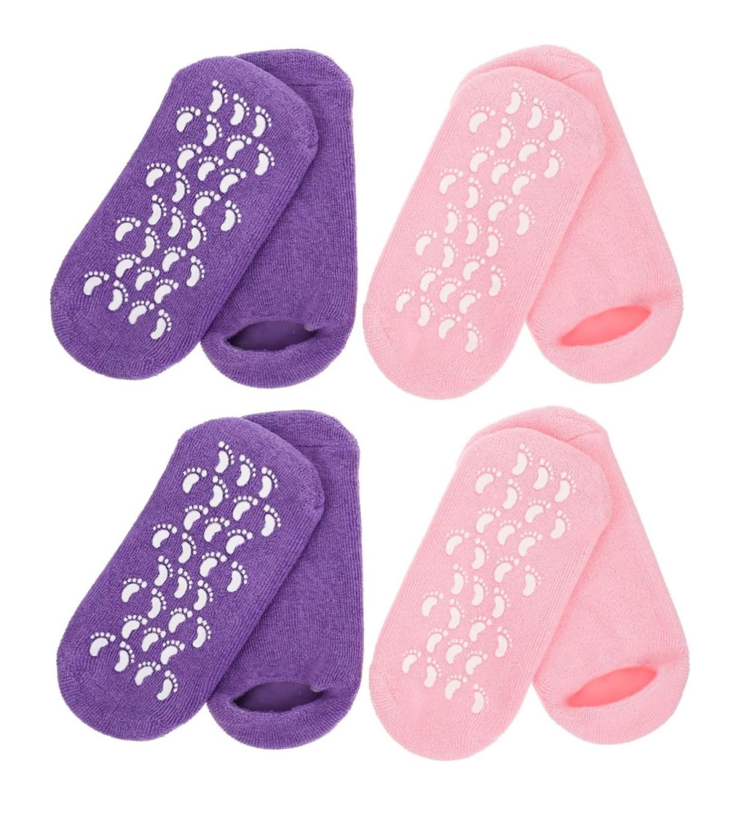 Beavorty 4 Pairs Gel Socks Miss Commodity Spa Cotton Yarn - Buy Online on GoSupps.com