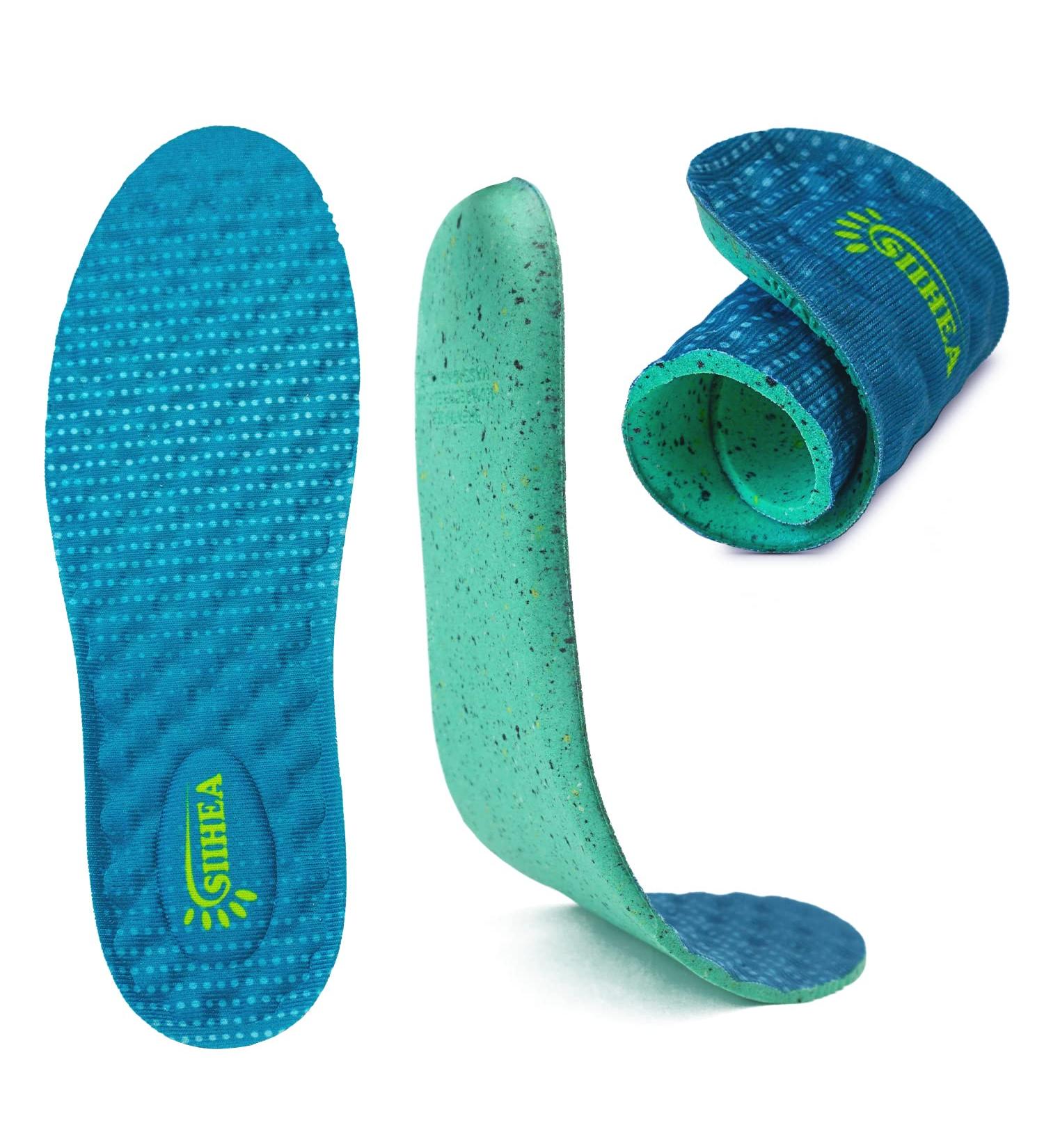 SIIHEA Massage Insoles for Plantar Fasciitis Relief | Comfort Shoe Inserts for Foot Pain | Breathable Insoles for All-Day Comfort | Women's 11-13/Men's 10-12 - Buy Online on GoSupps.com