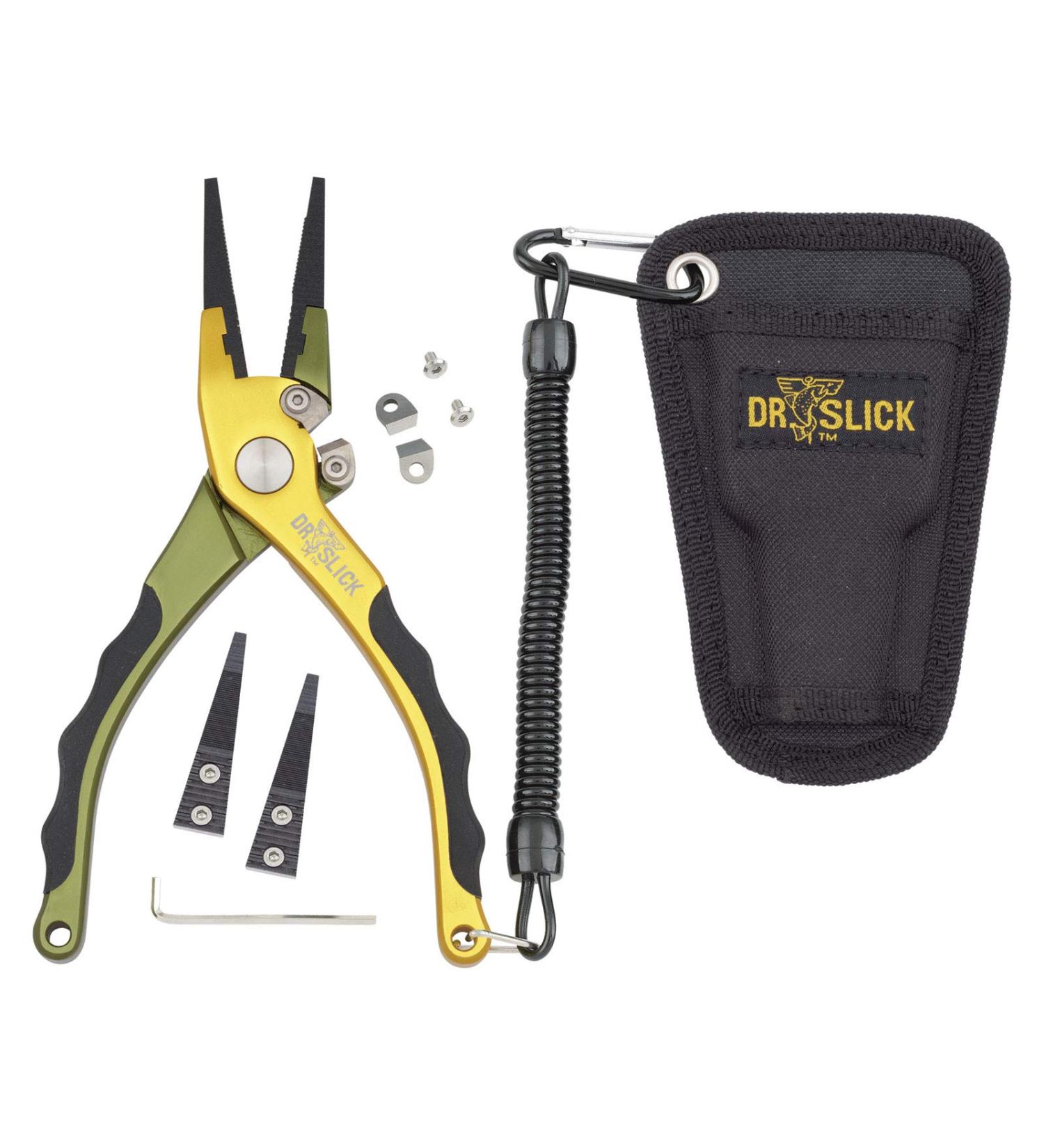 Dr. Slick Squall Fishing Plier, 7-1/2", Aluminum Frame, with Tungsten Carbide Cutters