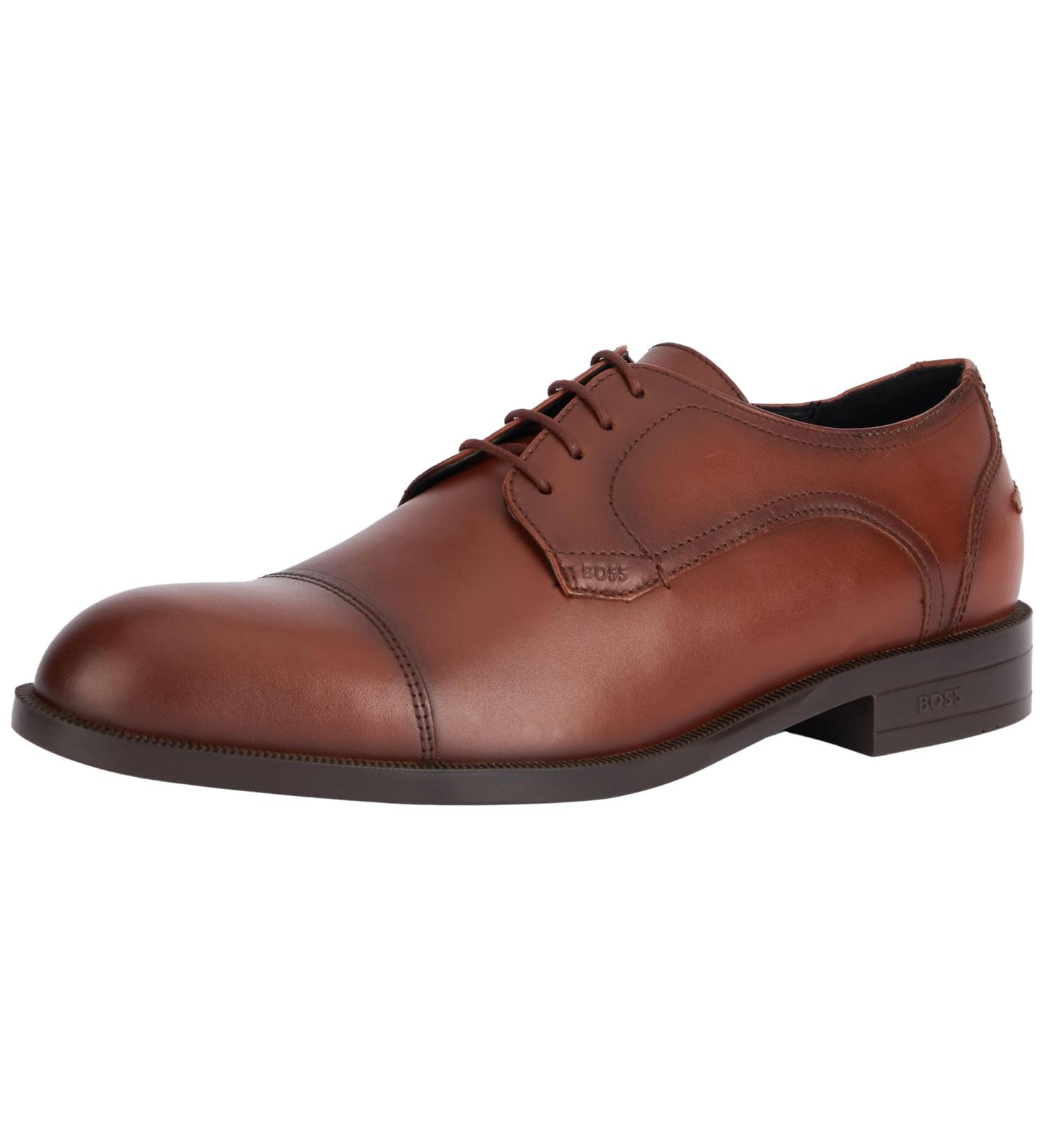 BOSS Men's Tayil_Derb_ltadtc Derby Medium Brown 7 UK - Buy Online on GoSupps.com