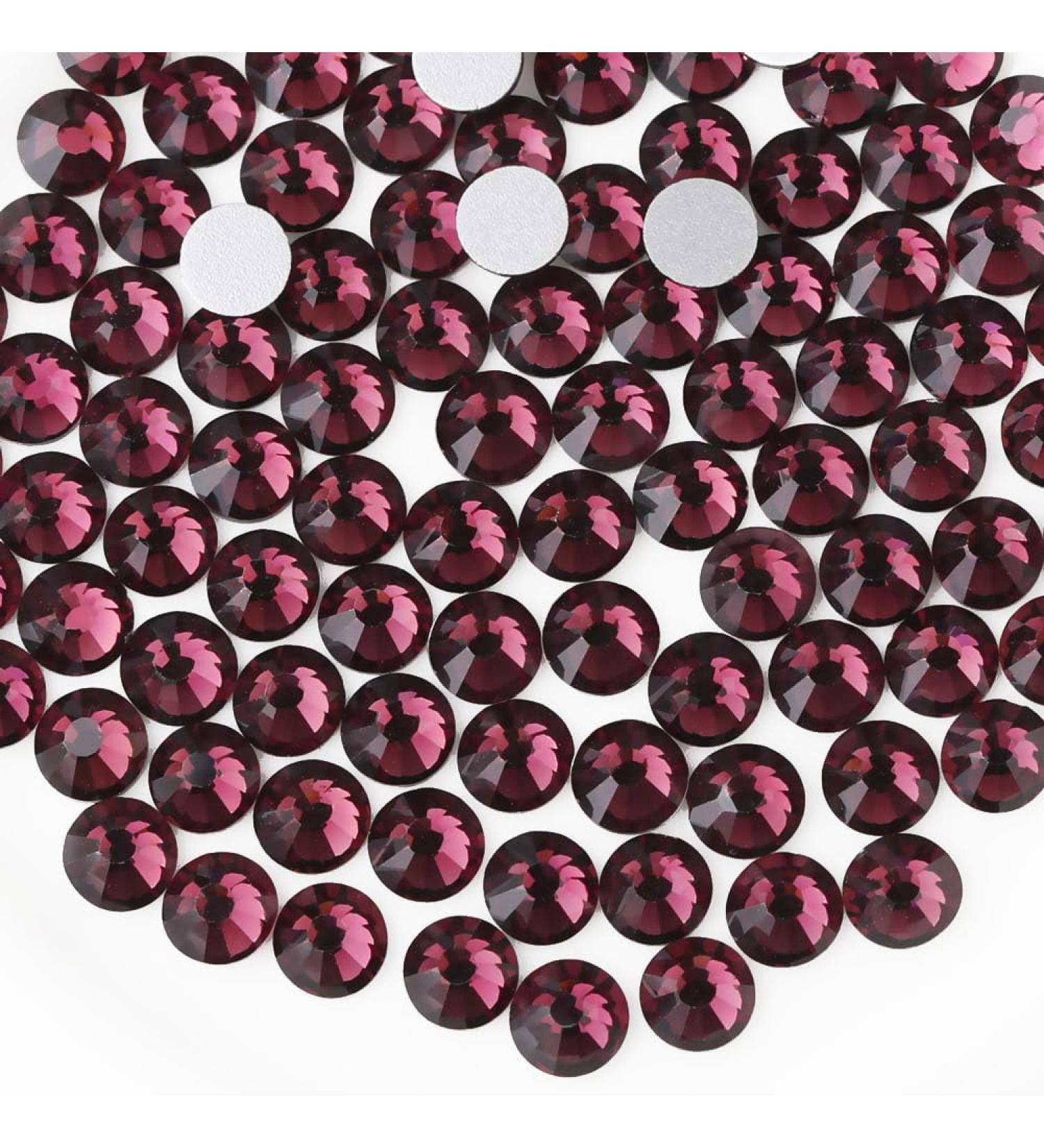 Beadsland 1440 PCS Amethyst Flat Back Rhinestones | SS20 Nail Crystals for Stunning Nail Art - Buy Online on GoSupps.com