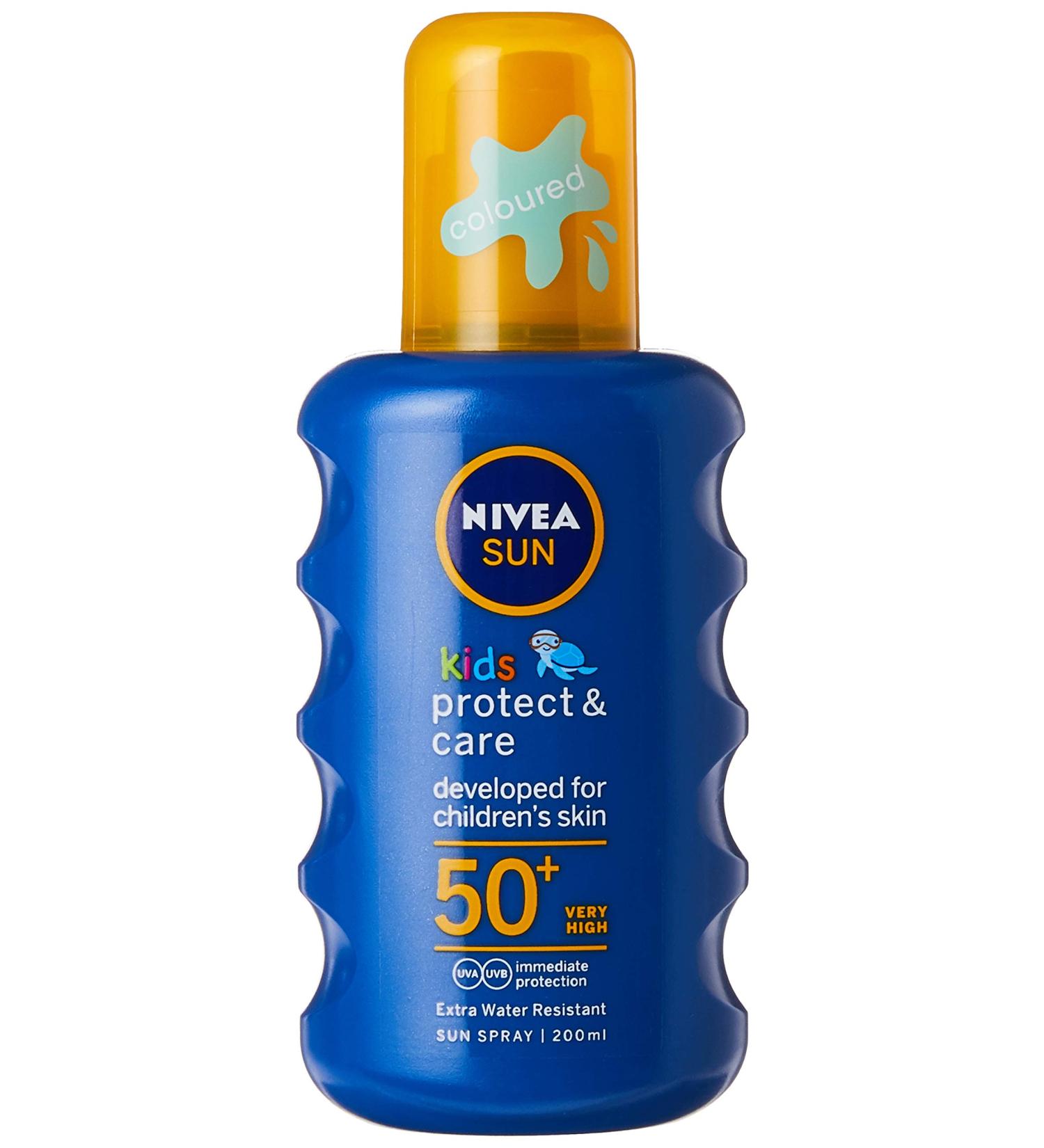 NIVEA SUN Children s Sun Spray SPF 50+ - 200ml | Best Kids Sun Protection & Care - Buy Online on GoSupps.com