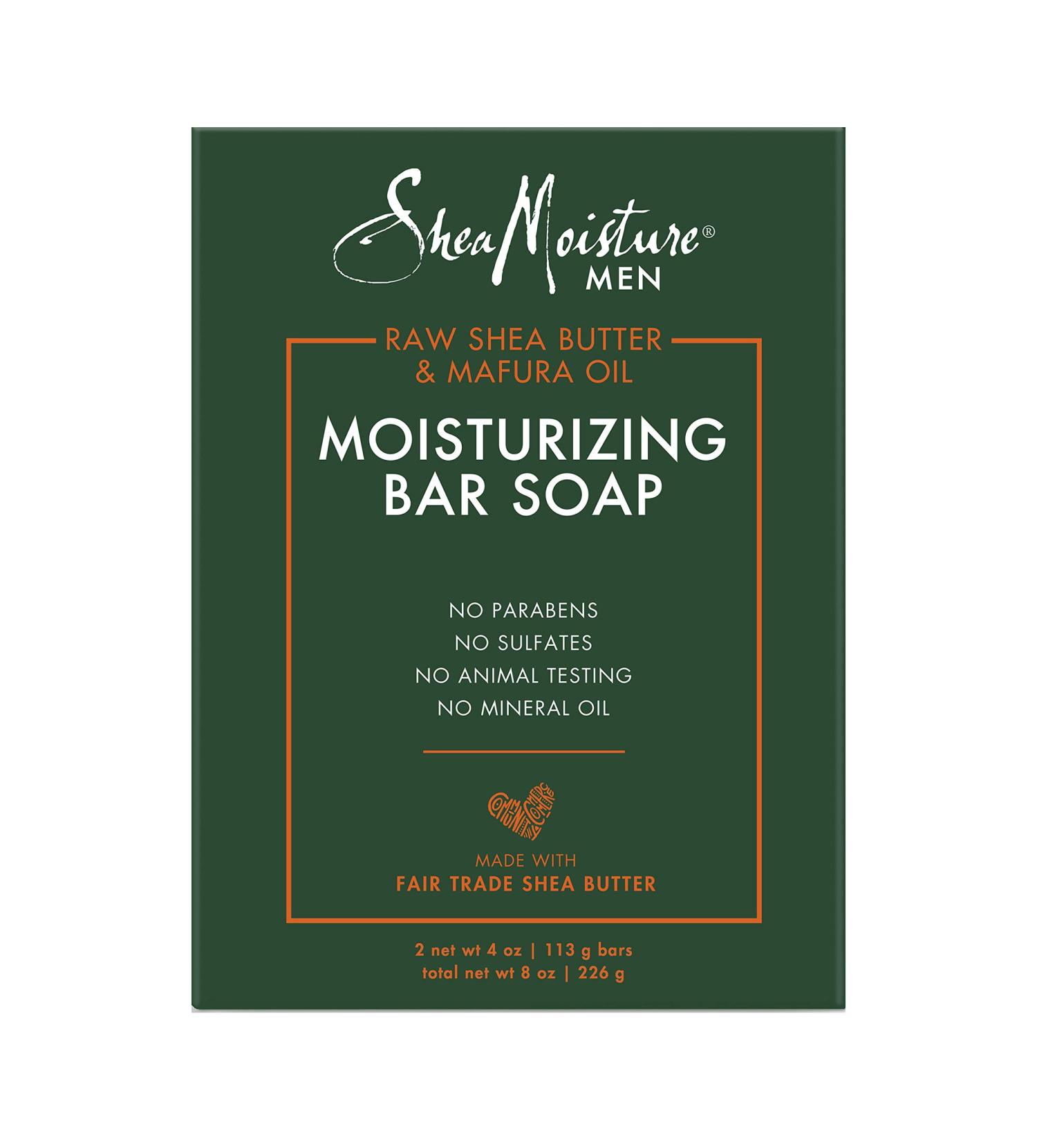 SheaMoisture Men Cleansing Bar Soap - Moisturizing Creamy Vanilla Bean - 8 Oz (2 Count) - Buy Online on GoSupps.com