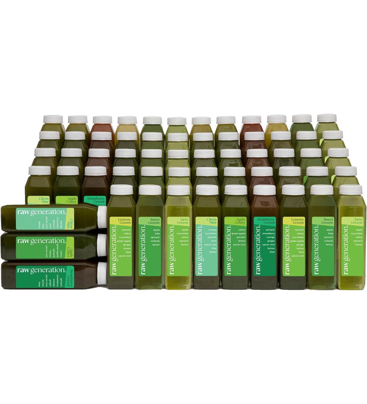 Raw Generation 10-Day Detox Cleanse 23% Less Sugar Than Other Cleanses | Detox Your Body | Reset Your Diet & Support Weight Loss | Improved Energy | Clearer Skin | Improved Gut Health 10-Day Cleanse - Buy Online on GoSupps.com