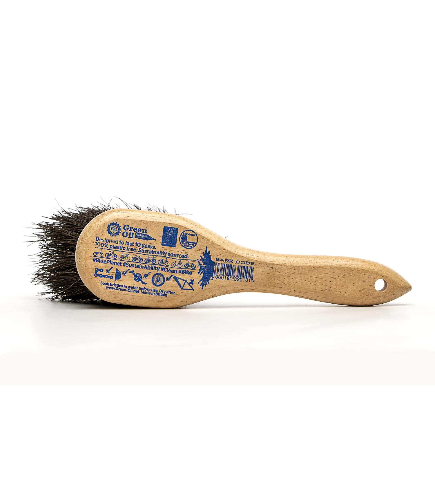 Green Oil Bicycle Cleaning Brush | Biodegradable & FSC Certified | Sustainable Plant Based Bristles | UK-Made - Buy Online on GoSupps.com