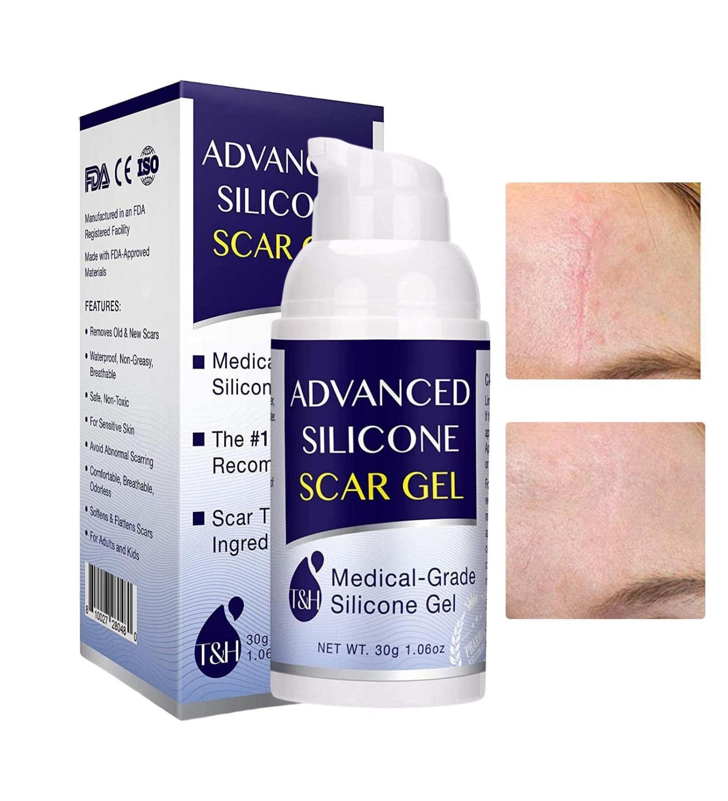 Yunmiao Scar Removal Gel Advanced Silicone Scar Gel Scar Removal Cream for New and Old Scar Repair Stretcher Remover - Buy Online on GoSupps.com