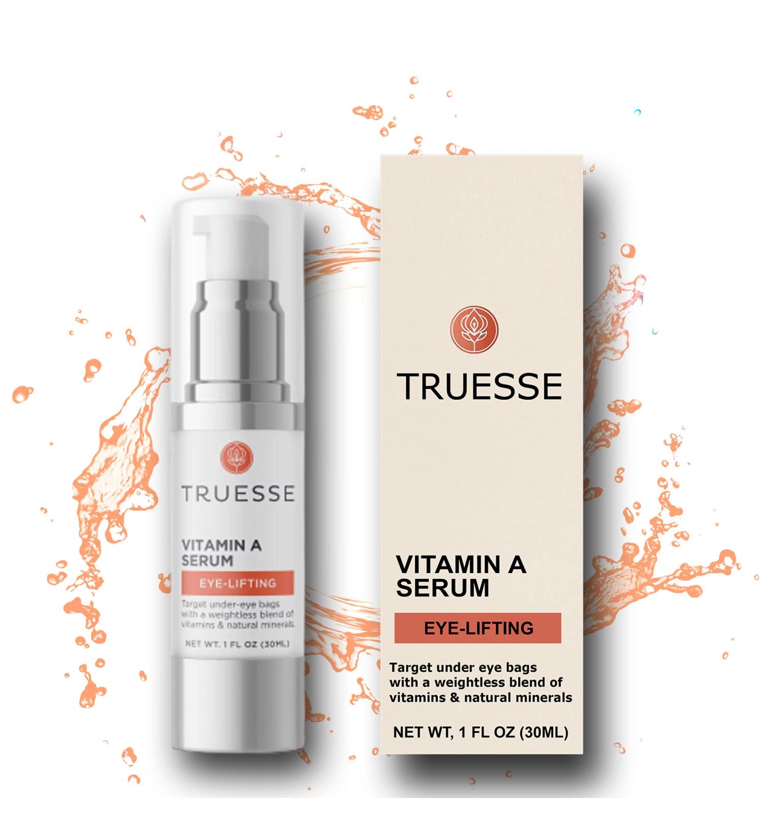 Ayurvedic Vitamin A Serum | Natural Retinol for Firm Bright Skin | Reduces Under Eye Bags & Hydrates with Hyaluronic Acid - Buy Online on GoSupps.com