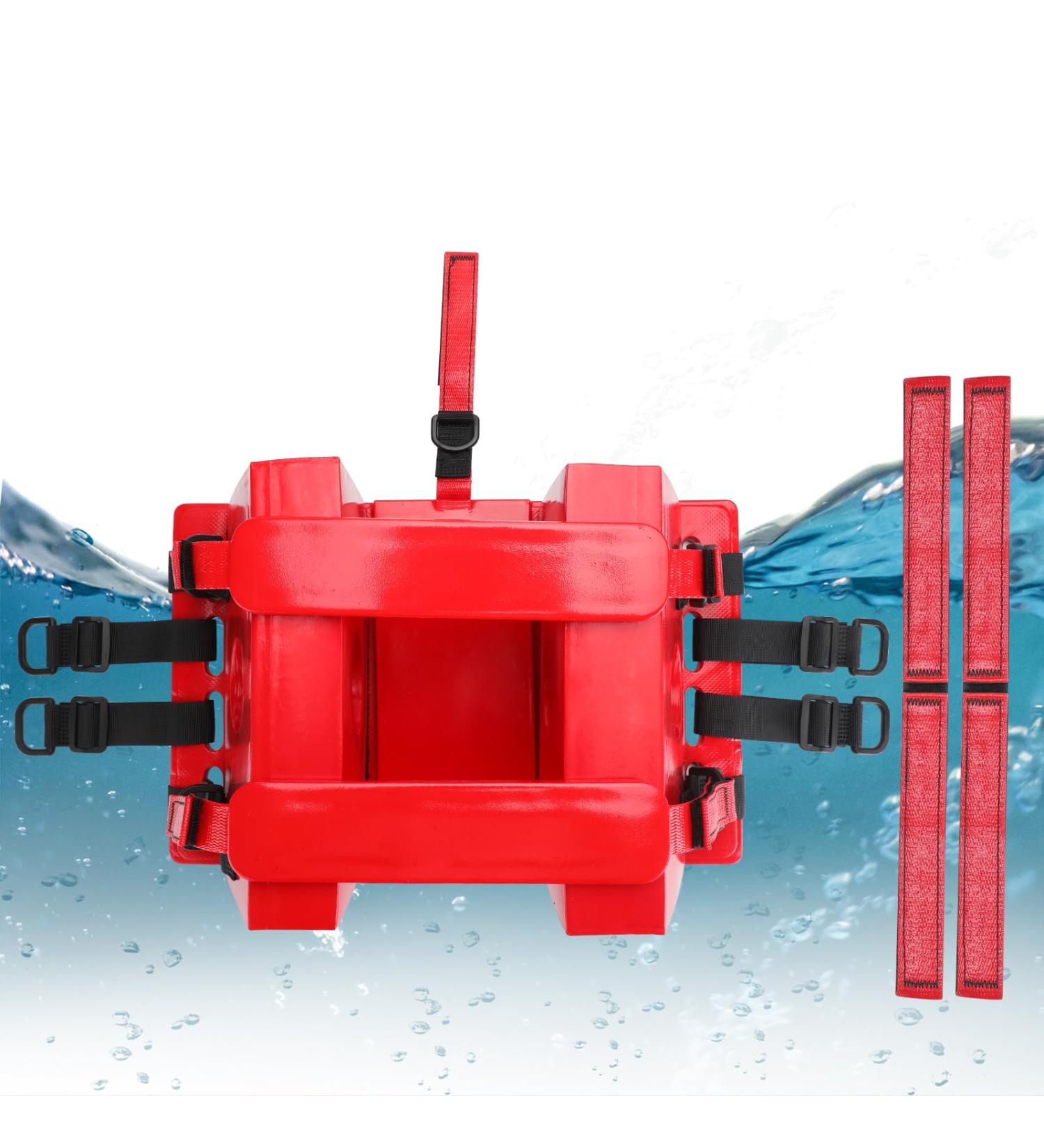 Red Emergency Head Immobilizer - Waterproof Portable & Lightweight Head Fixation | Secure Your Safety Today - Buy Online on GoSupps.com