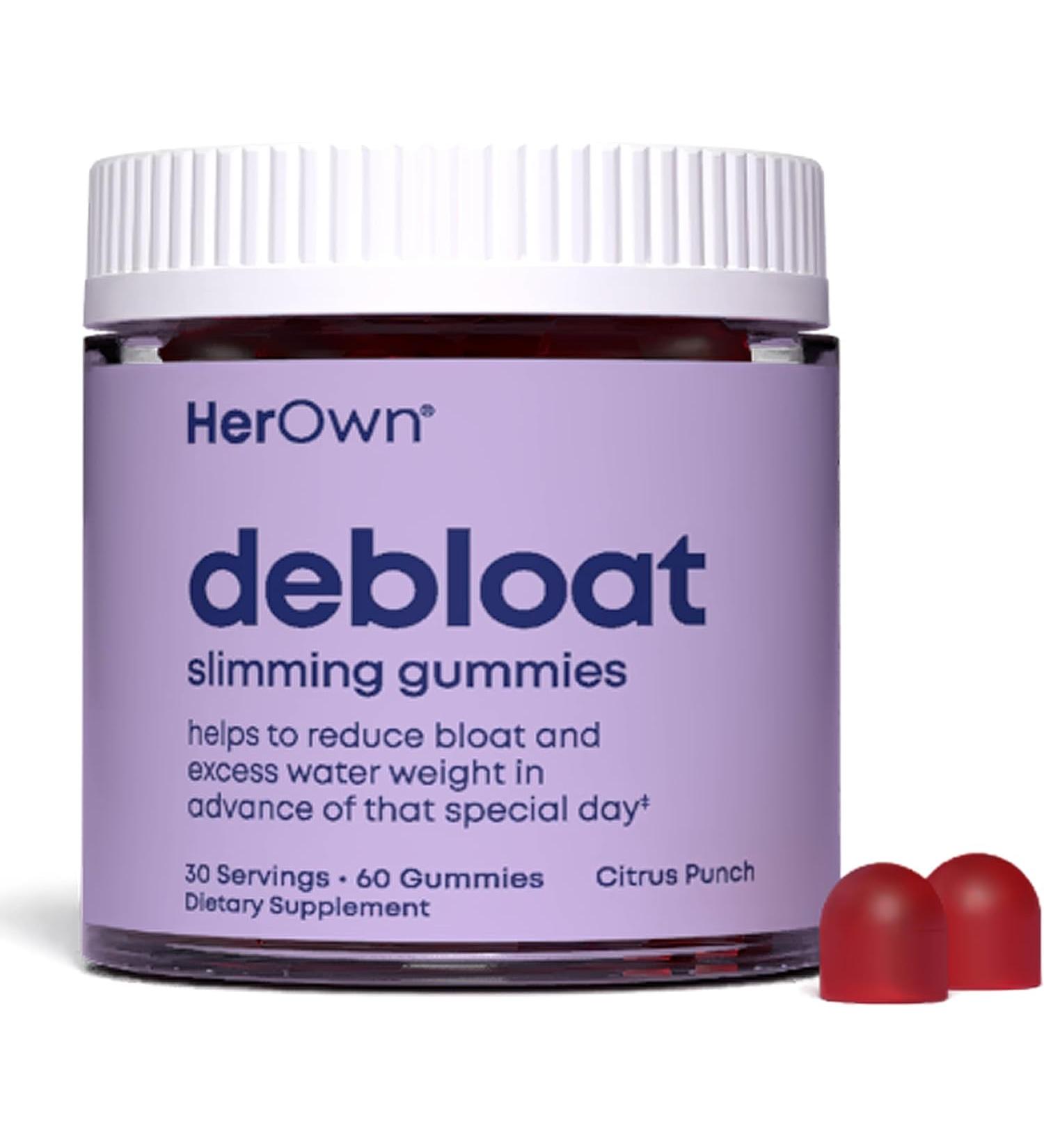 Debloat Gummy for Bloating and Gas Relief with Apple Cider Vinegar and Dandelion - Vegan, Gluten and Soy Free - 60 Gummies - Buy Online on GoSupps.com