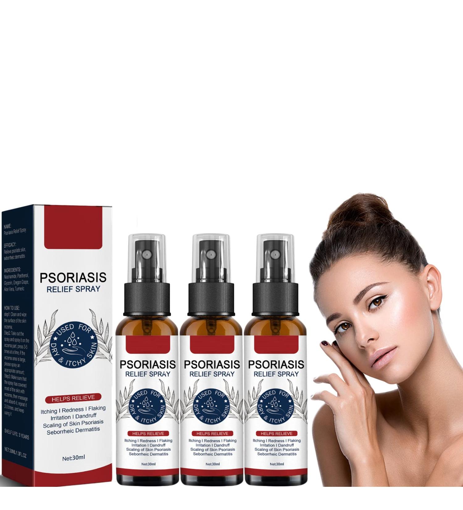 TGMALL 2023 Psoriasis Treatment Spray & Soothing Ointment - Skin Cleansing Relief (3pcs) - Buy Online on GoSupps.com