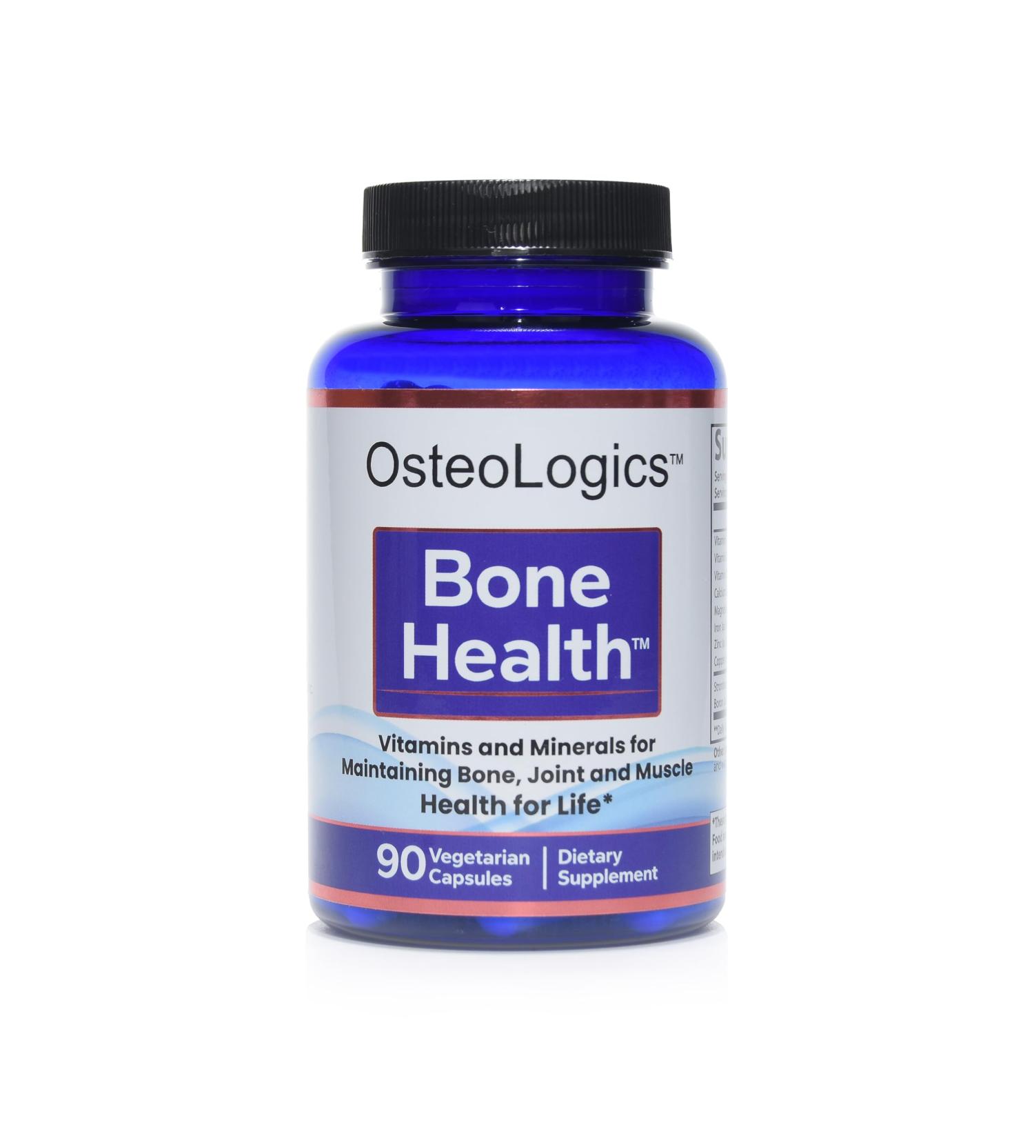 OSTEOLOGICS Bone Health Supplements for Women and Men - Bone Density Supplements for Women - Support Strong Bones and Joint Health - Comprehensive Bone Support Formula - Buy Online on GoSupps.com