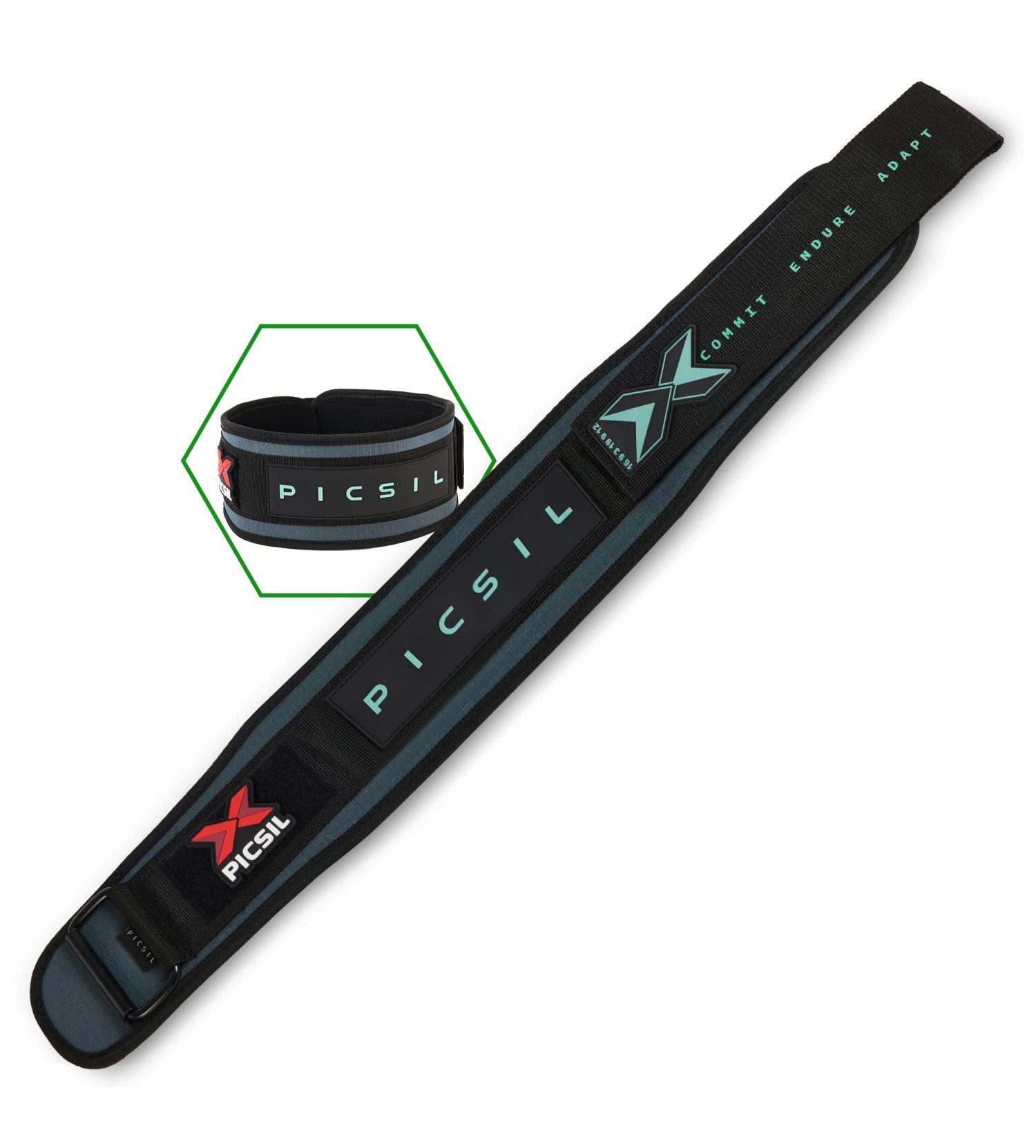 Buy Picsil Lumbar Belt for Weightlifting - Ideal for Squats & Crosslifting | 3 Colors 5 Sizes | International Shipping - Buy Online on GoSupps.com