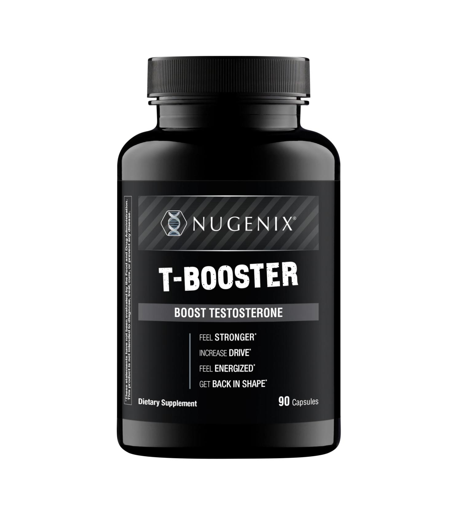 Nugenix T Booster - Free Testosterone Booster Supplement for Men 90 Count 90 Count (Pack of 1) - Buy Online on GoSupps.com