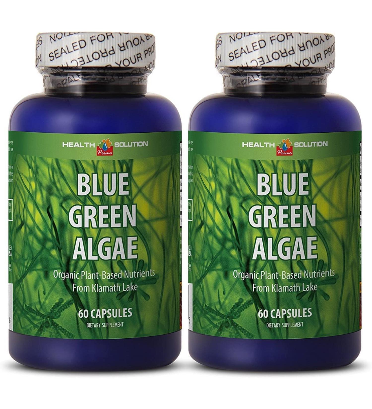klamath blue green algae - BLUE GREEN ALGAE 500MG from Klamath Lake - antioxidant nutritional supplements spirulina pills extra strength energy pills for women immune booster - 2 Bot 120 Capsules - Buy Online on GoSupps.com