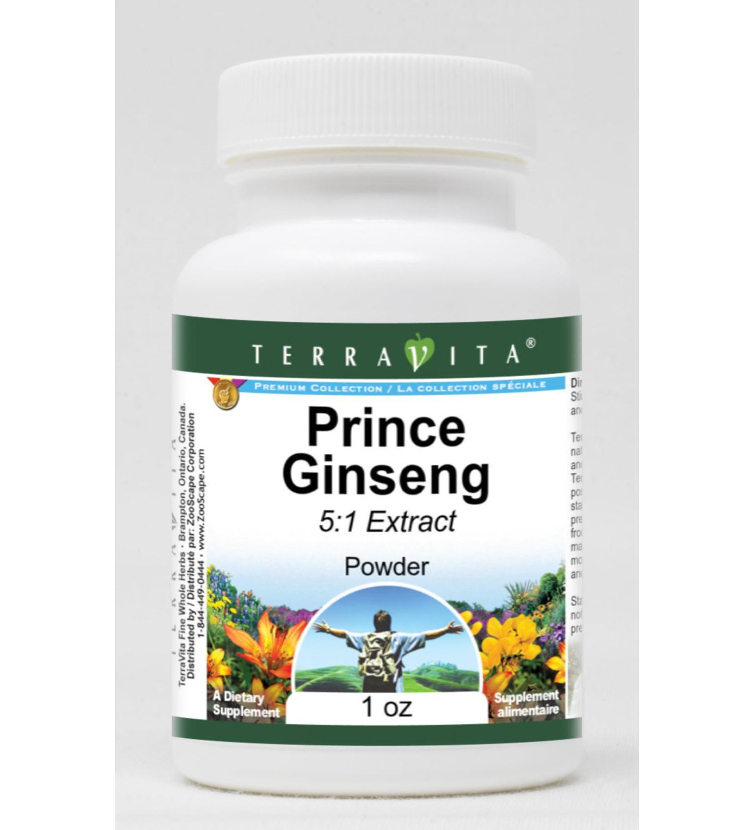 Prince Ginseng 5:1 Powder (1 oz ZIN: 520248) - 3 Pack - Buy Online on GoSupps.com