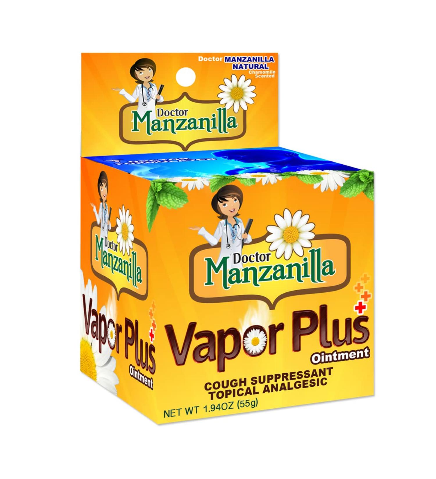 Doctor Manzanilla Vapor Plus - Natural Relief for Congestion and Sinus Problems - Buy Online on GoSupps.com