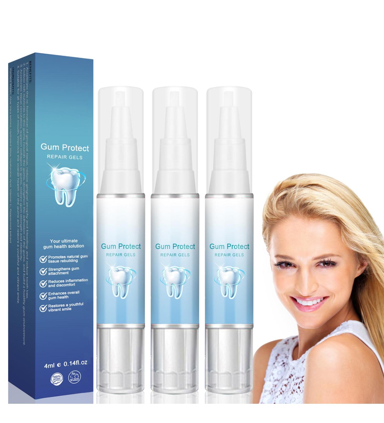 3-Piece Tooth Repair Gel Set | Teeth Whitening Essence & Gum Therapy | Tooth Stain Remover & Relief for Healthy Smiles - Buy Online on GoSupps.com