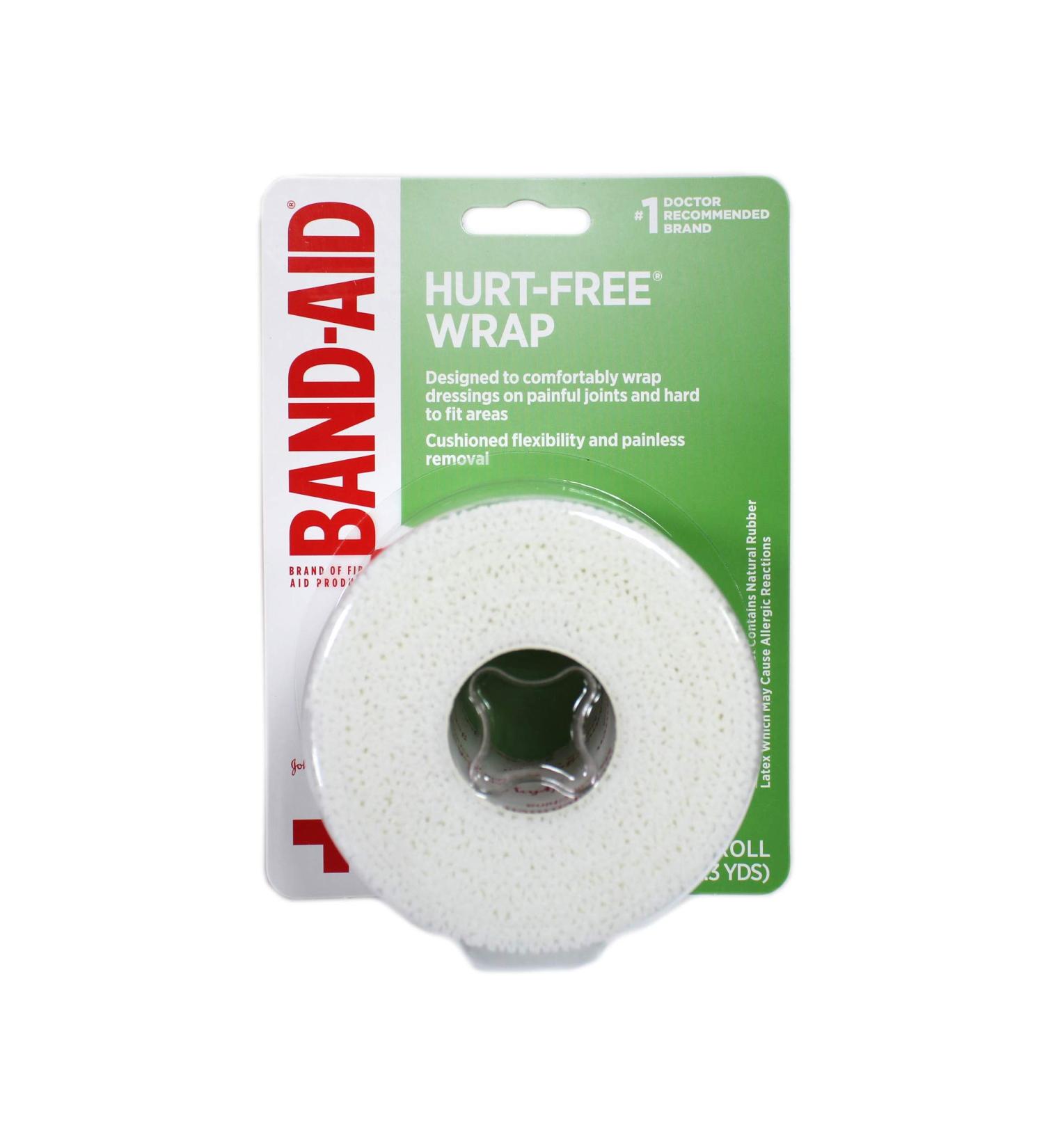 Johnson & Johnson First Aid Wrap Hurt-Free 2 Inch