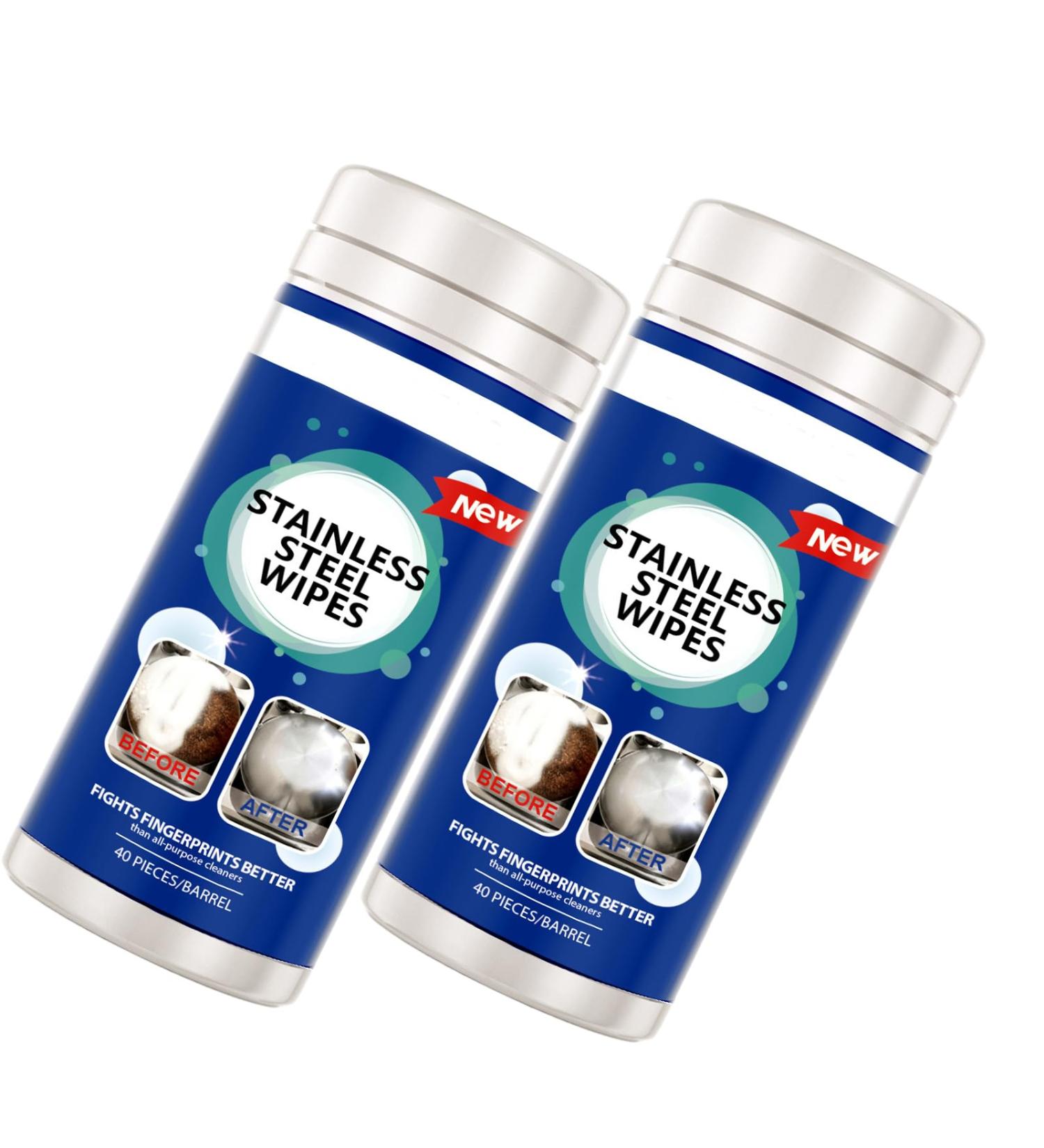 Buy Professional Stainless Steel Cleaning Towels Easy Durable Grill Cleaner - 2 Cans | International Shipping Available - Buy Online on GoSupps.com