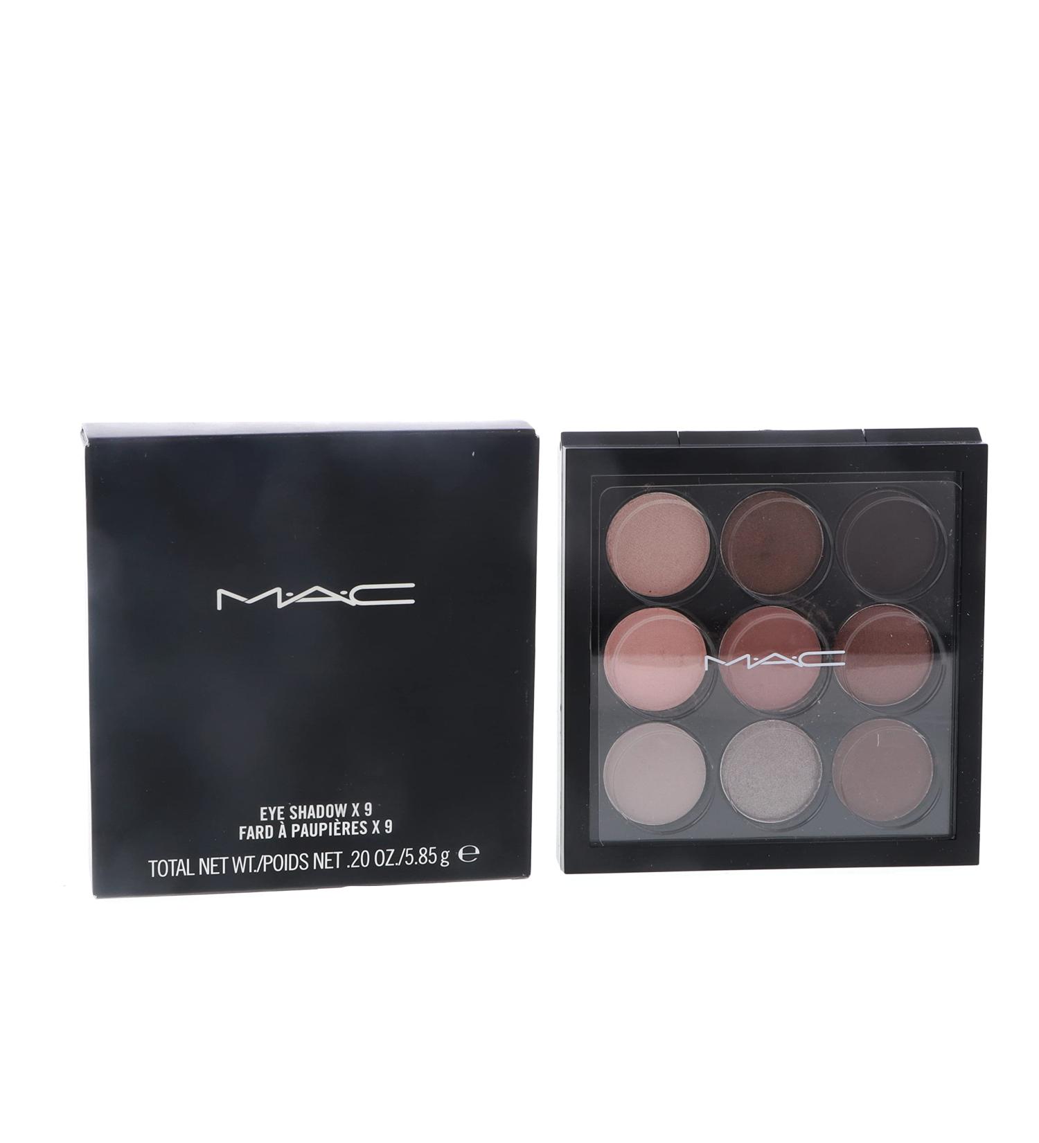 MAC Eye Shadow X 9 - Dusky Rose Palette 1.06 oz | Multicolor Powder - Buy Online on GoSupps.com