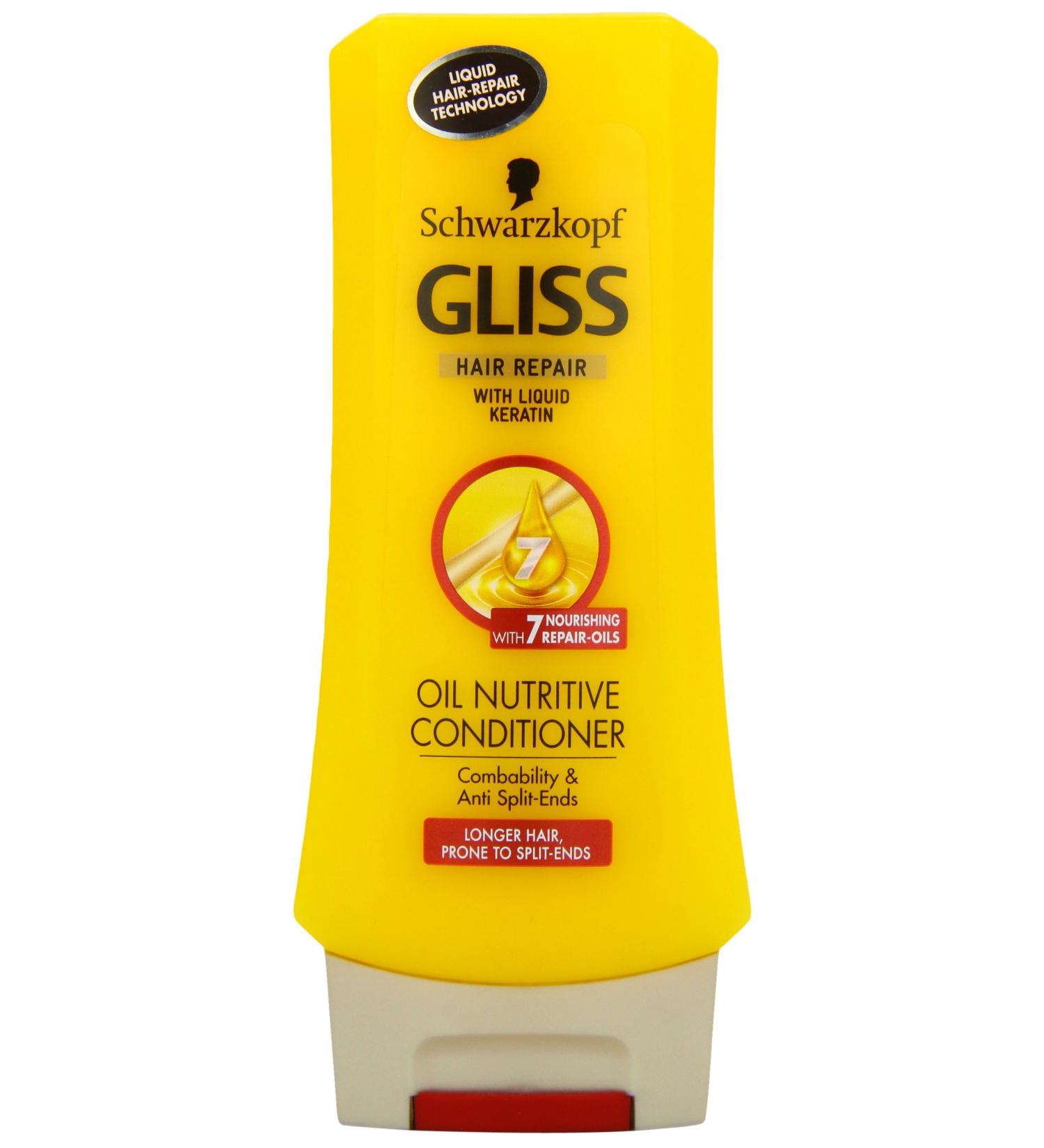 Schwarzkopf Gliss Oil Nutritive Conditioner 200 ml - Buy Online on GoSupps.com