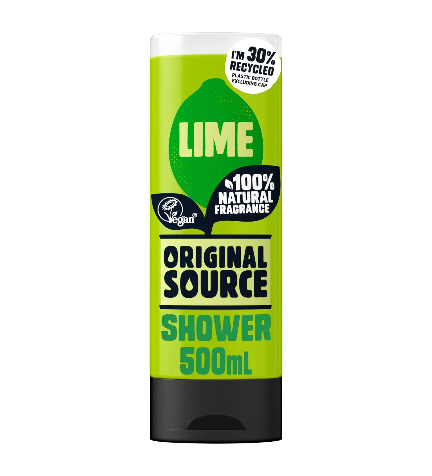  ORIGINAL SOURCE Original Source Vegan Lime Shower Gel 500 ml - Buy Online on GoSupps.com