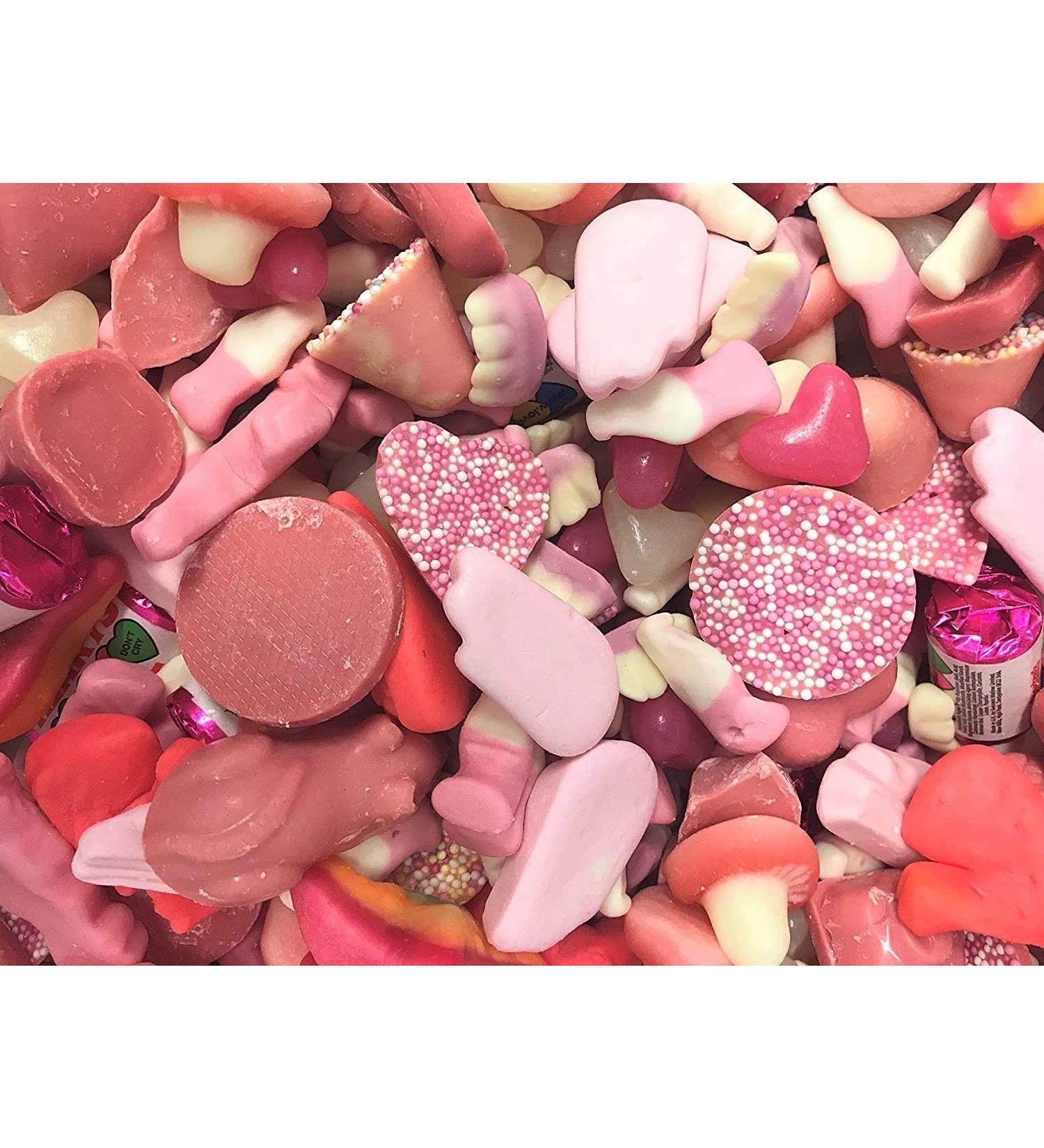 1kg All Pink Sweets Mix - Pick and Mix - Baby Shower - Gender Reveal - It's a Girl