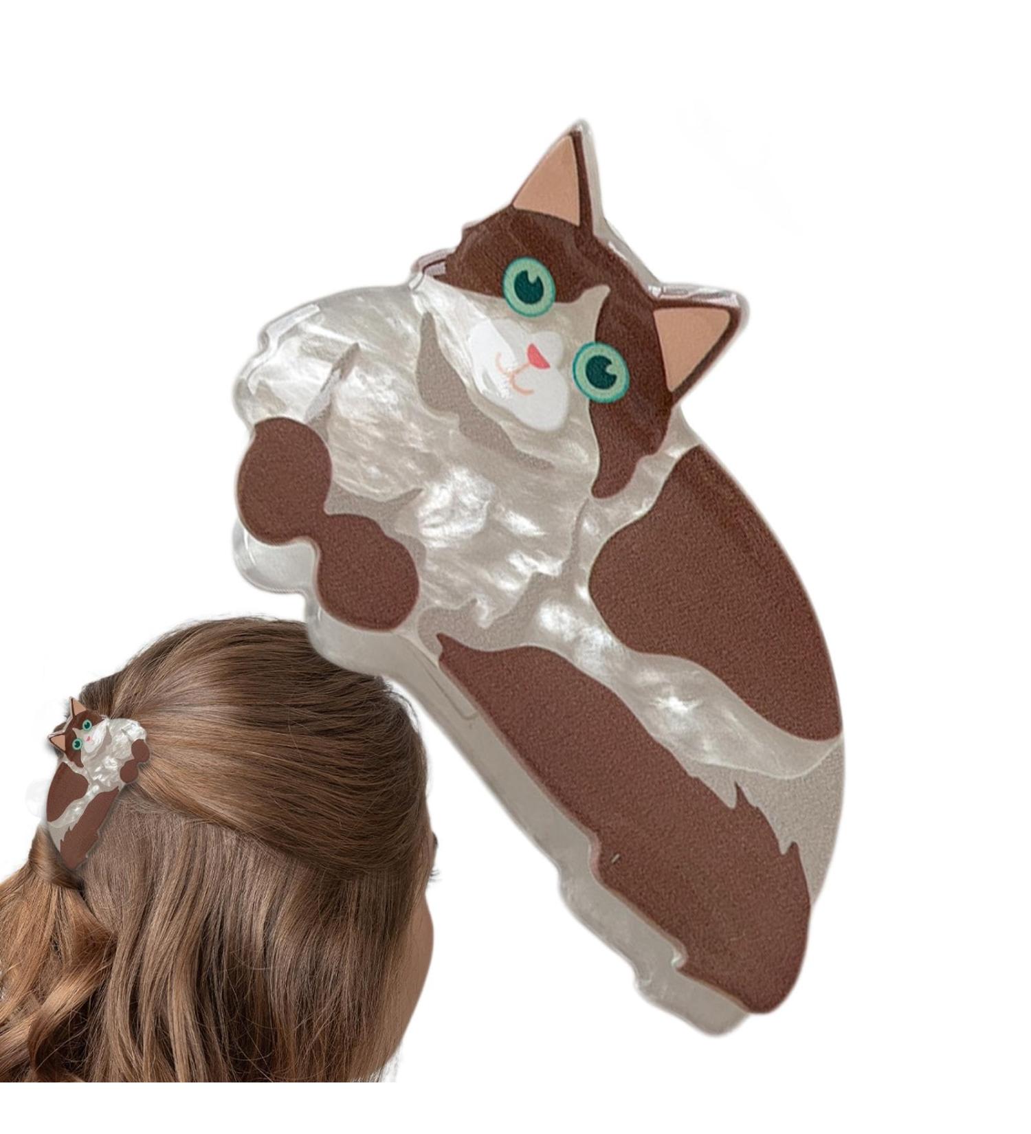 Cat Clips for Hair Cat Hair Clip Small Funny Hair Clips Cute Little Cat Hair Clips Fashionable Kitten Hair Clips for Girls Teenage Women Decorative Hair Clip Muppets - Buy Online on GoSupps.com