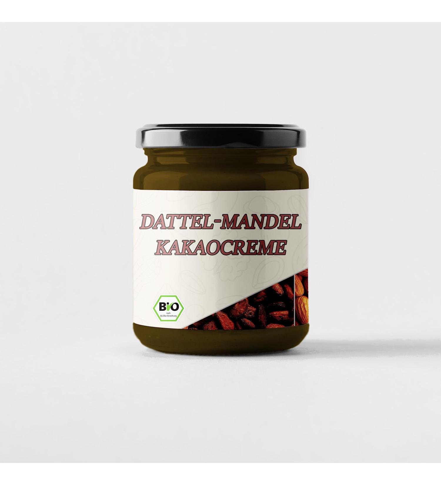 Mynatura Bio Almond-Date Cocoa Cream | Creamy Spread with Almonds & Dates | 2x500g Glass Jars - Sweet & Hearty Delights - Buy Online on GoSupps.com