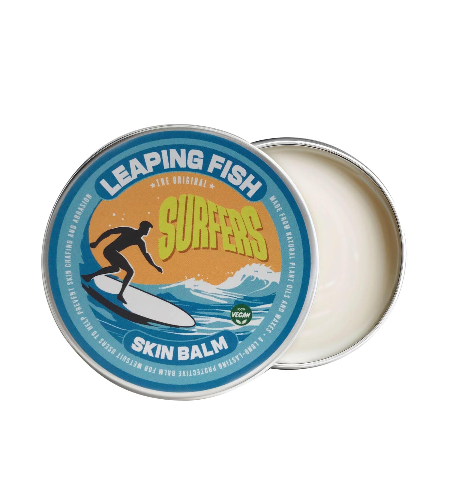 Leaping Fish Surfers Skin Balm - Prevent Chafing For Wetsuit Users. Made From Natural Plant Oils & Waxes - Buy Online on GoSupps.com