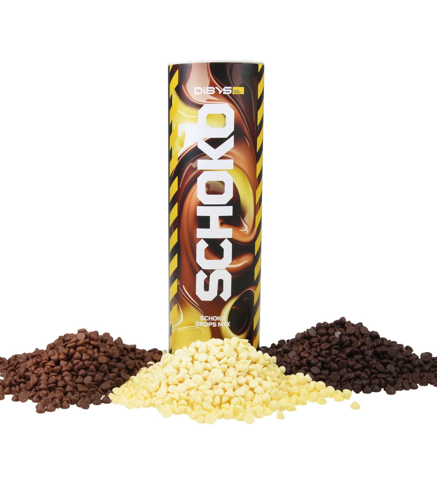 Dabies 900g Chocolate-Mixed Mix | Premium Belgian Chocolate for Fountains Fondue & Coatings | White Milk & Dark Chocolate Gift Set - Perfect for Melting! - Buy Online on GoSupps.com