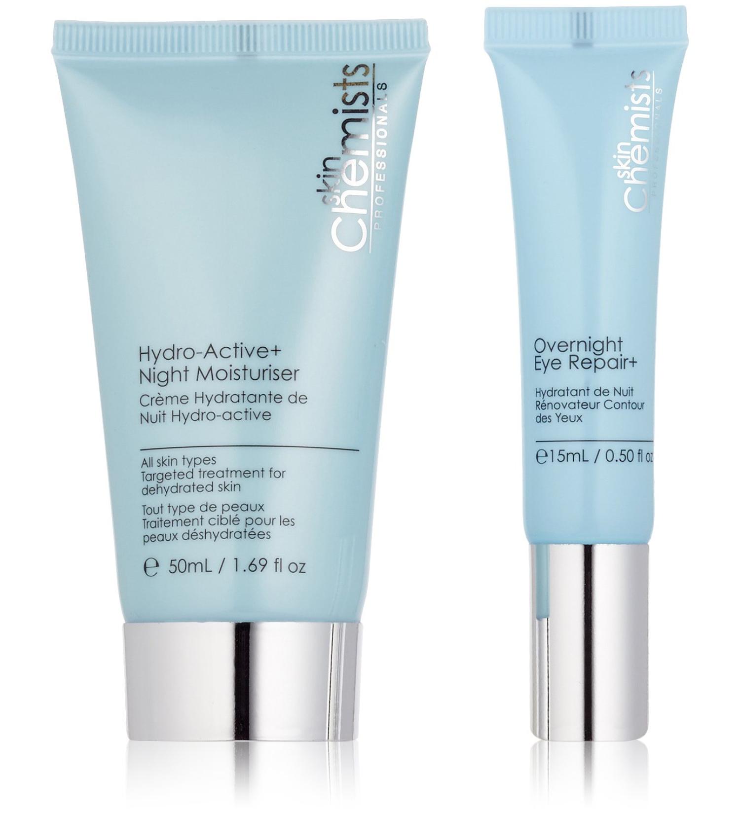 skinchemists Advanced Overnight Eye Repair and Hydro-Active Night Moisturiser 40 Gram