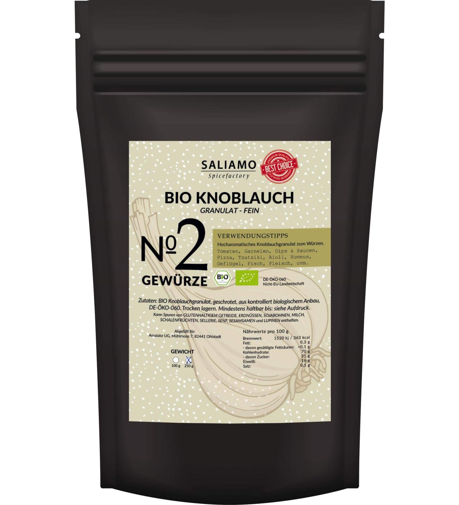 250g ORGANIC garlic fine granules | We are