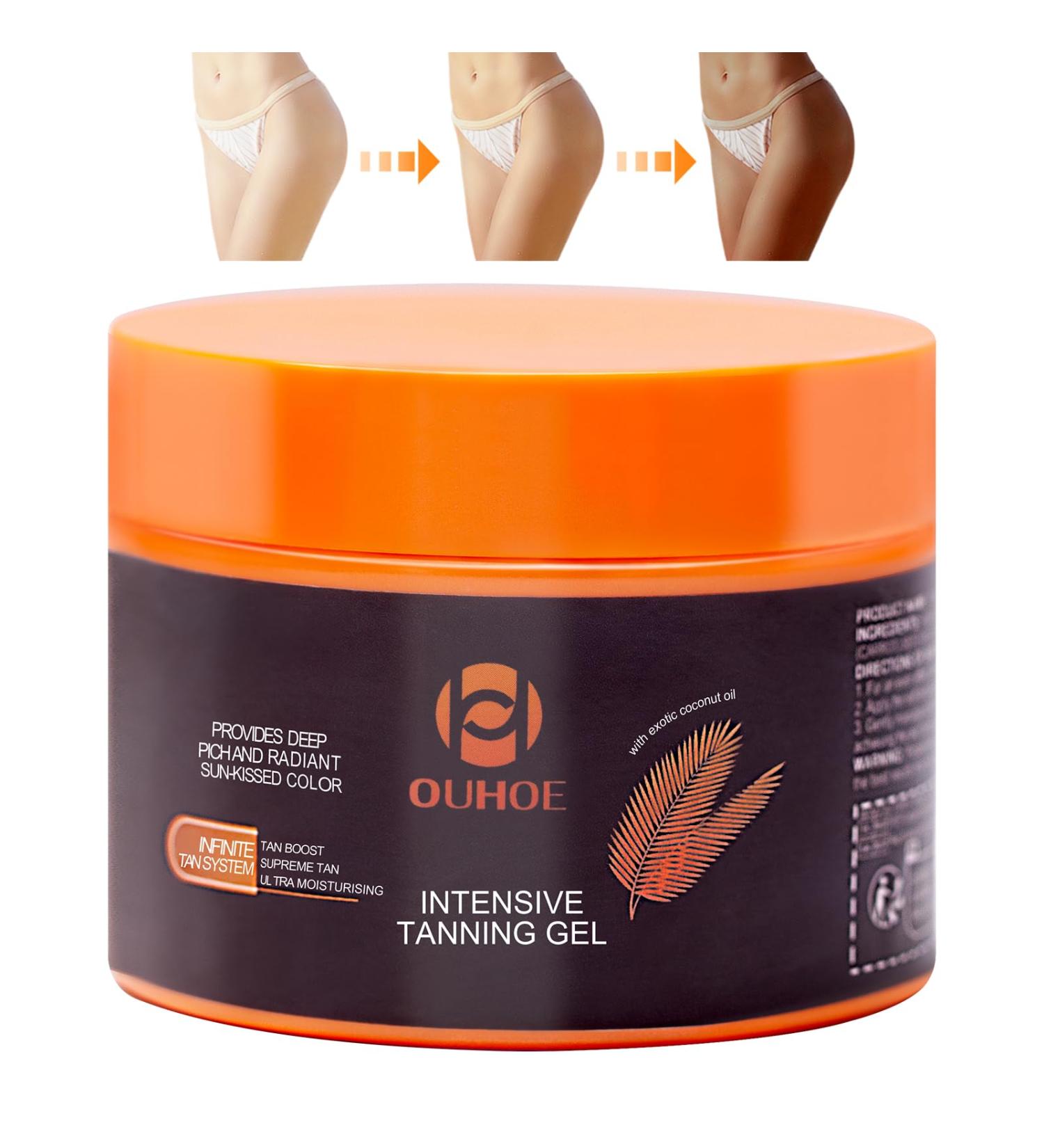 Intensive Tanning Gel 150g Natural Tanning Luxe Gel Sunbed Cream Tanning Gel for Indoor Tanning Beds Achieve a Natural Tan Skin Outdoor Sunlight 2024 New Tanning Cream Gel - Buy Online on GoSupps.com