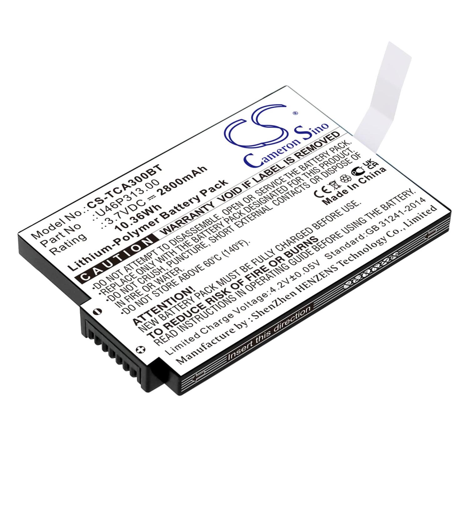 Replacement Battery for Xfinity TCA300COM iControl Technicolor - 2800mAh High Capacity Battery for International Shipping - Buy Online on GoSupps.com