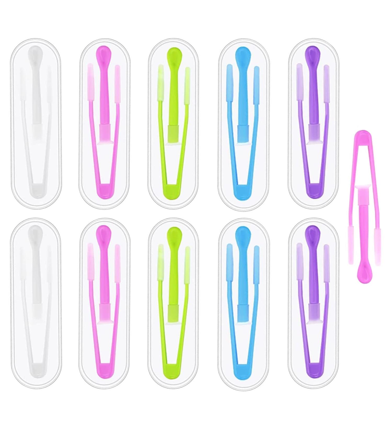 10 Pcs Contact Lens Applicator & Tweezers Kit for Travel and Outdoor Activities - Buy Online on GoSupps.com