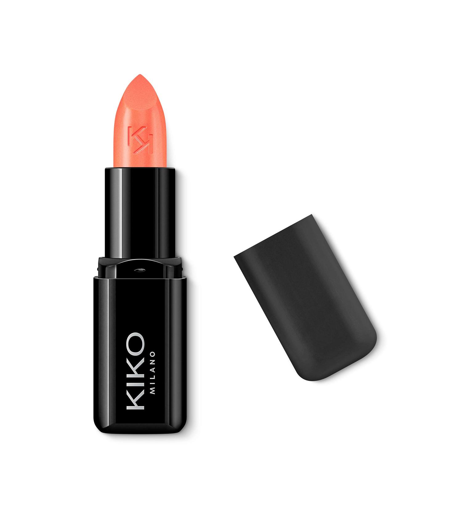 KIKO Milano Smart Fusion Lipstick 409 Peach - Rich and Nourishing Formula for Bright Finish - Buy Online on GoSupps.com