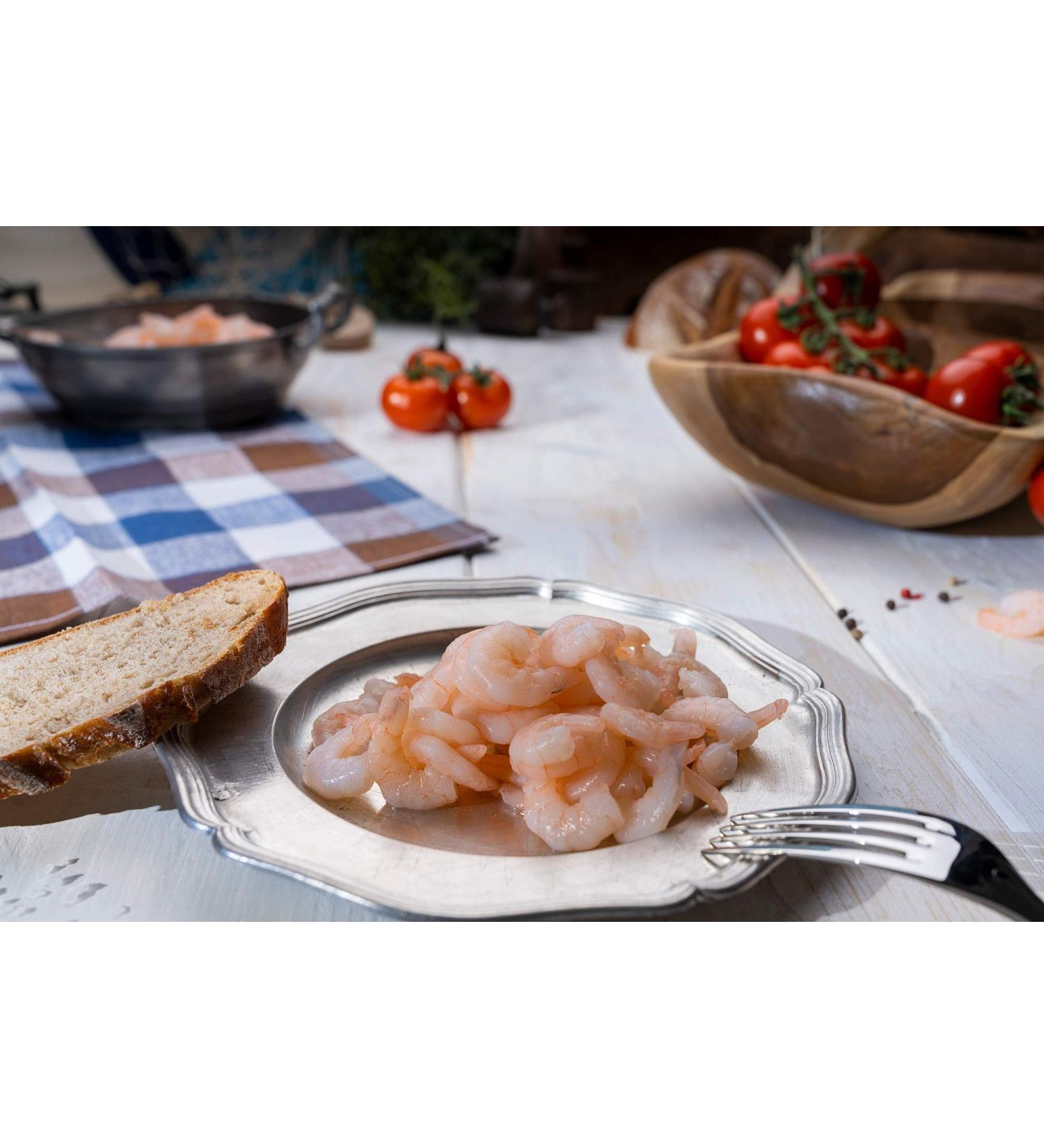 Natural Cooked Shrimp Meat - Deveined for Salad Creations | 1000g - Buy Fresh Internationally - Buy Online on GoSupps.com