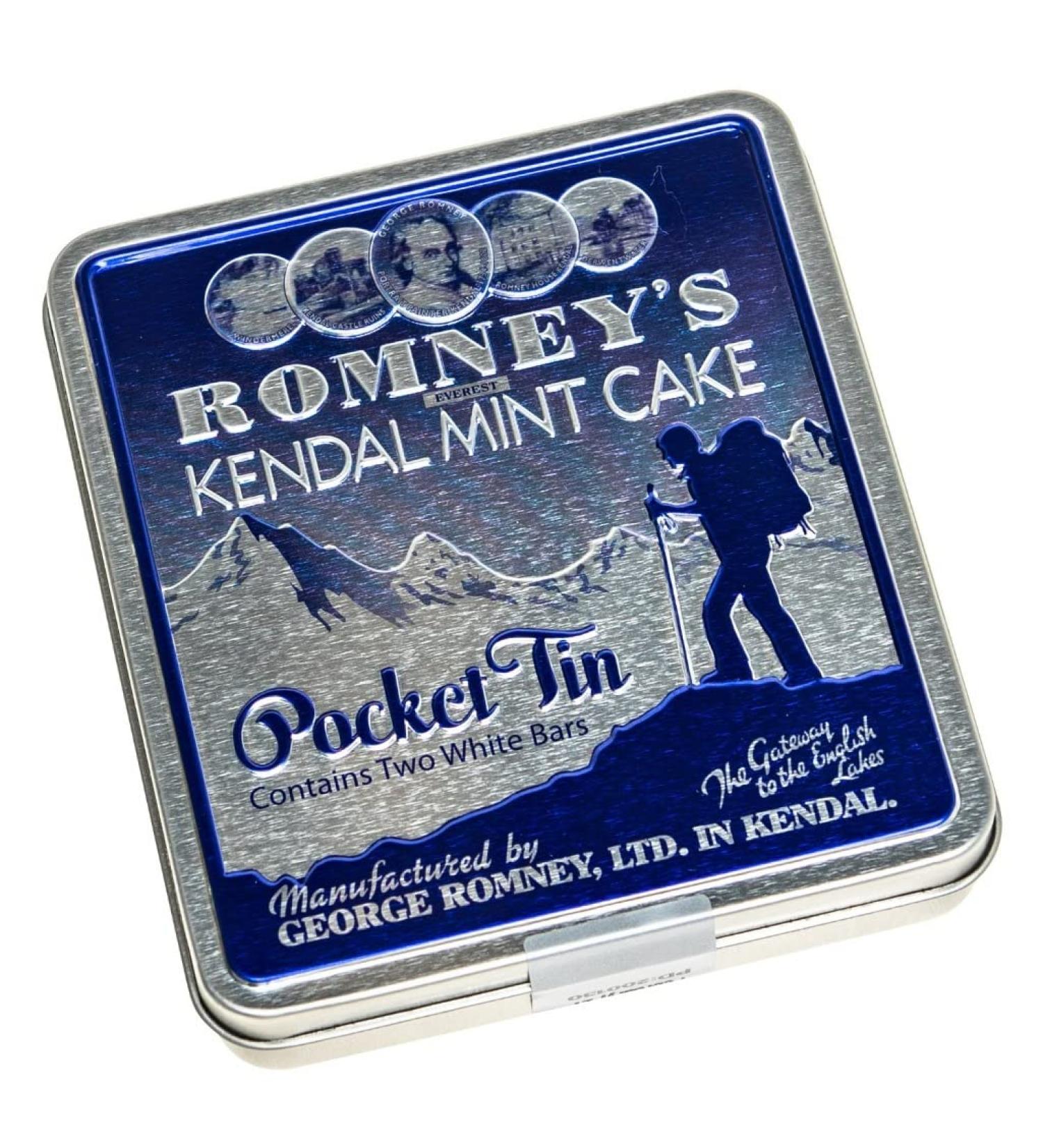Romney's Kendal Mint Cake 5.9 oz / 170g Pocket Tin - WHITE 170 g (Pack of 1) G11130124