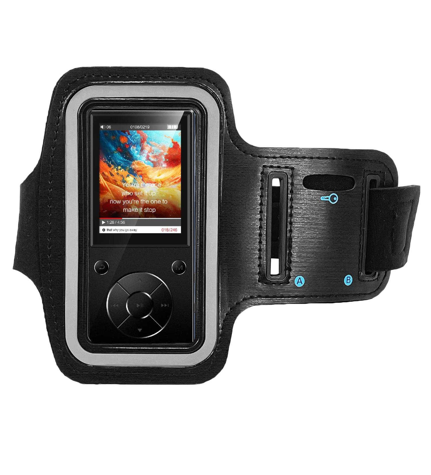 Adjustable Waterproof MP3 Player Armband Protector with Key Pocket and Headphone Slot - Compatible with Agptek, Aiworth, Hotechs - Buy Online on GoSupps.com