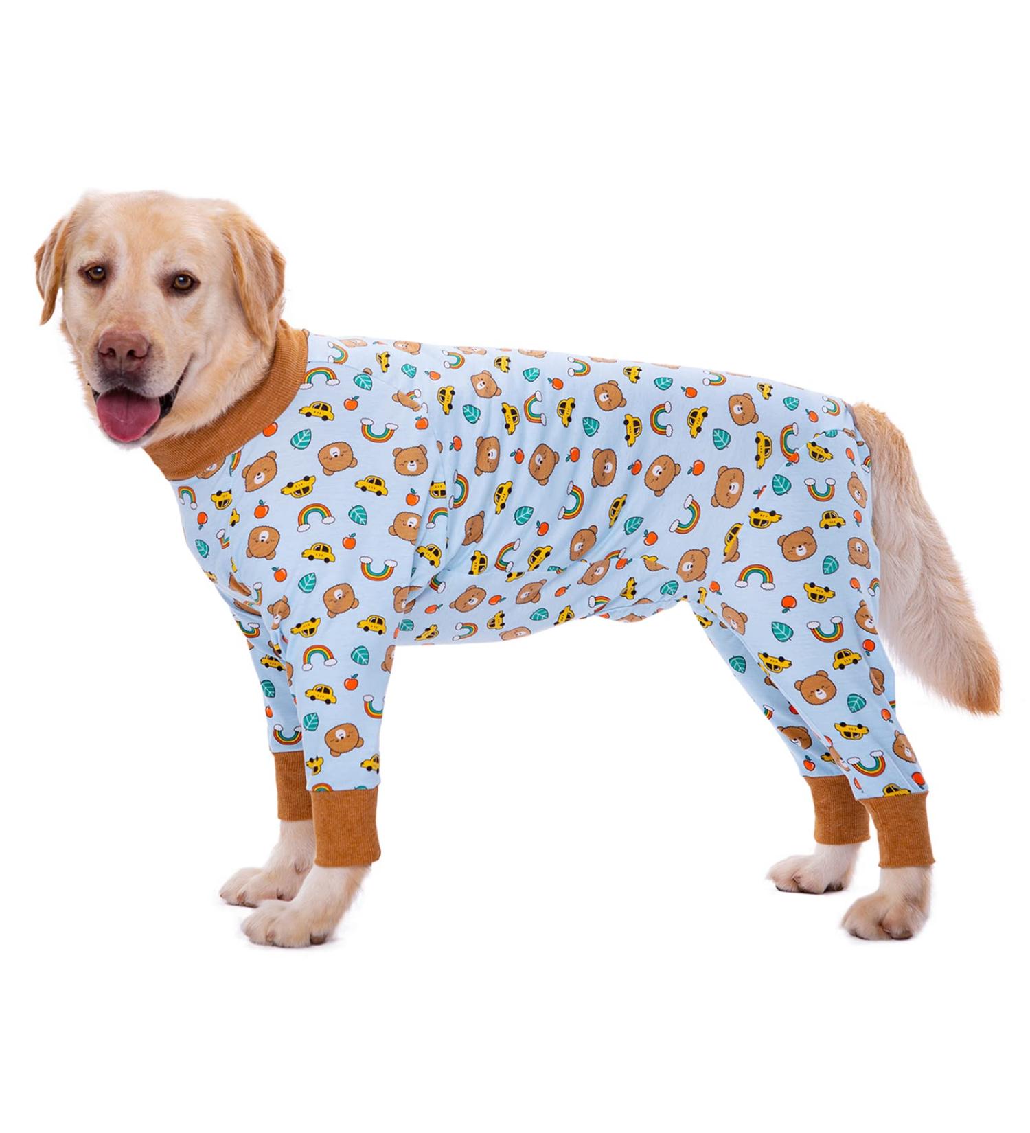 YeaPeeto One-Divider Pajamas for Large & Medium Dogs | Relaxation Wound Protection Anti-Lick Hair Loss & Allergy Solution (7XL Bear) - Buy Online on GoSupps.com